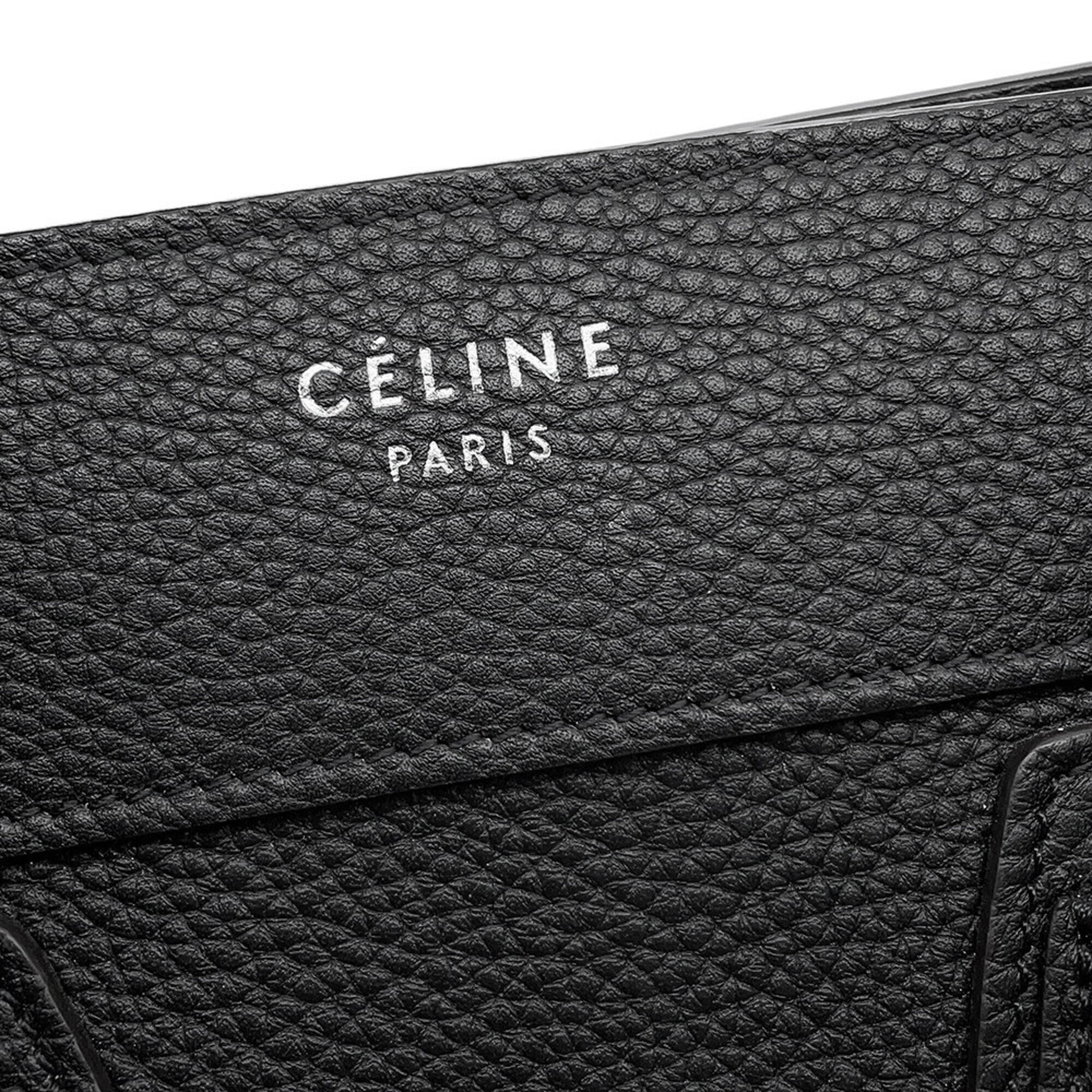 Celine Black Leather Handbag (Pre-Owned)