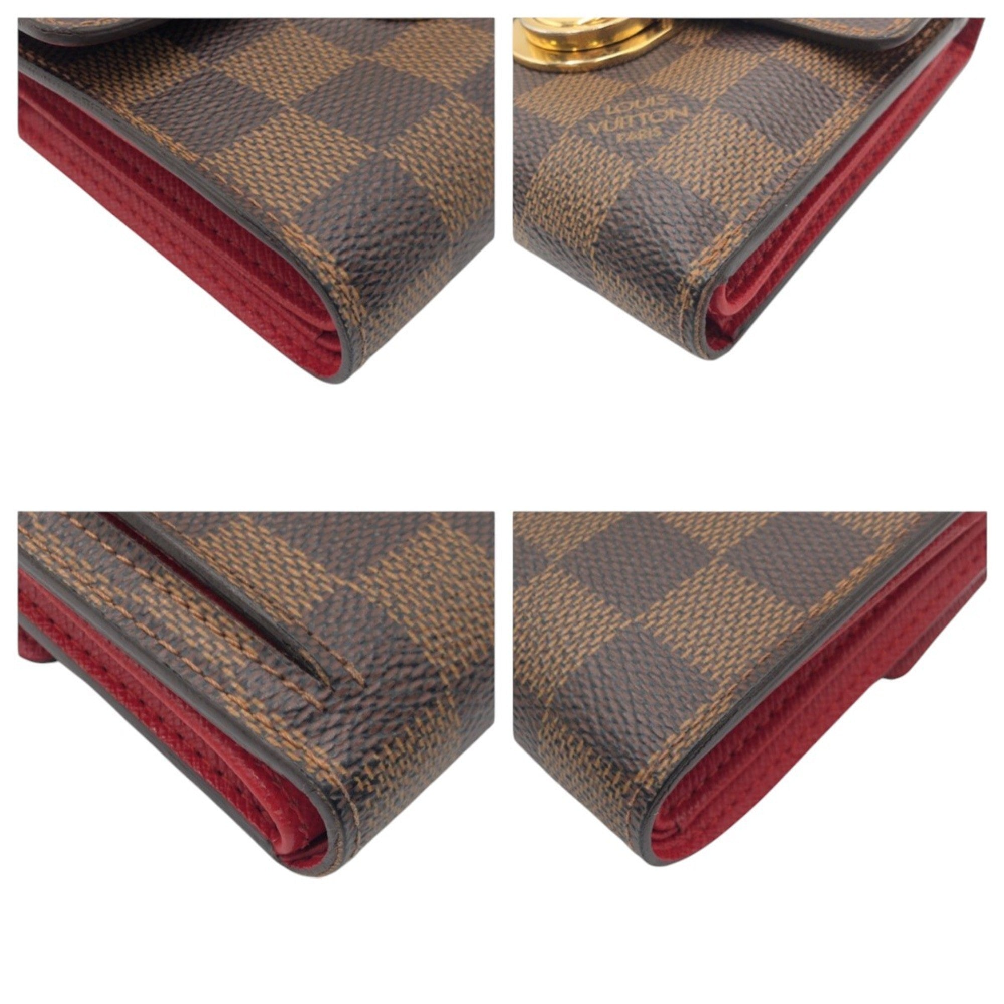 Louis Vuitton Brown Gold Pvc Wallet (Tri-Fold) (Pre-Owned)