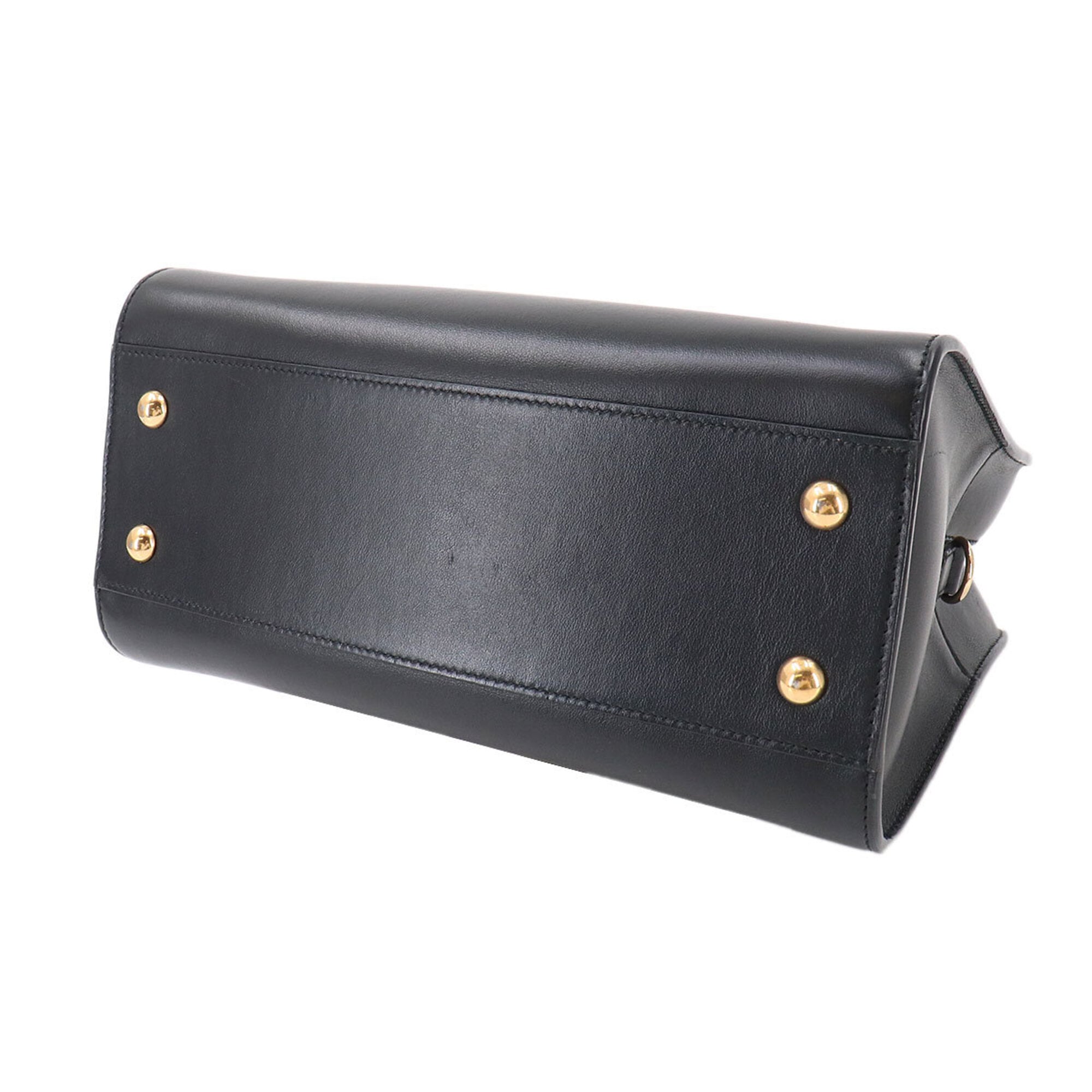Saint Laurent Black Leather Handbag (Pre-Owned)
