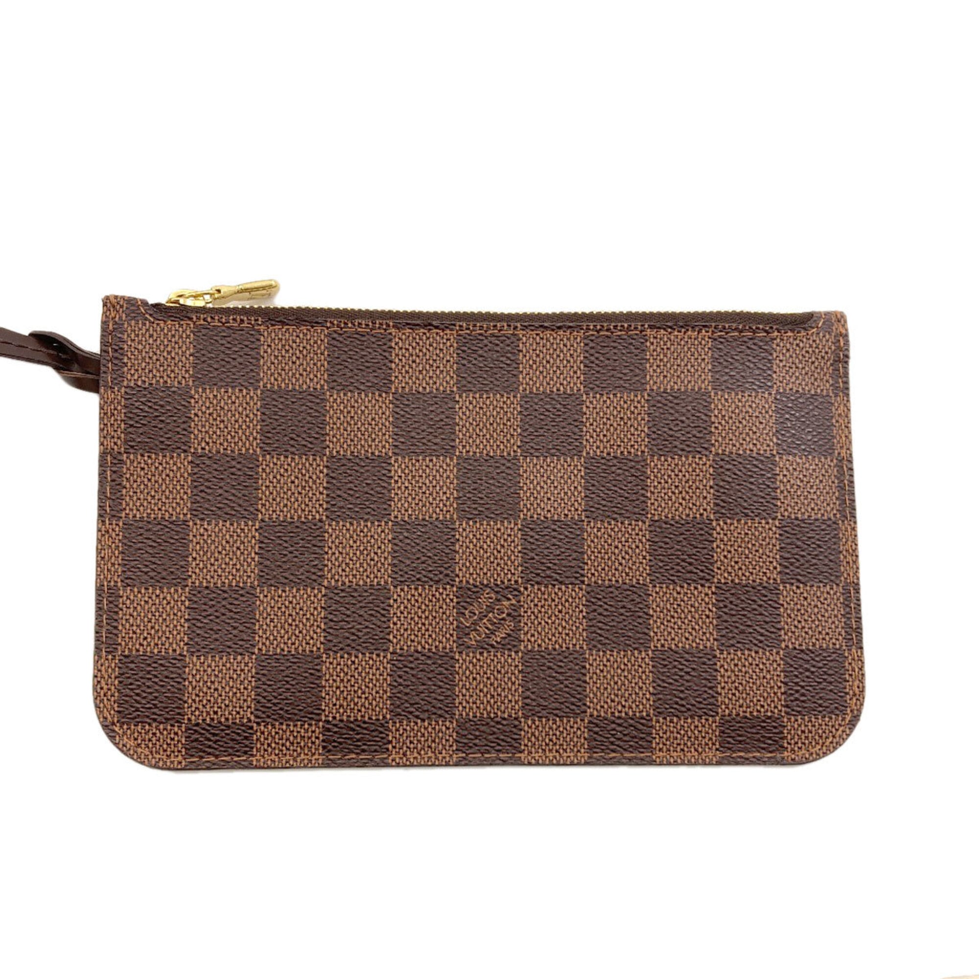 Louis Vuitton Damier Canvas Ebene Damier Canvas Handbag Pouch (Pre-Owned)