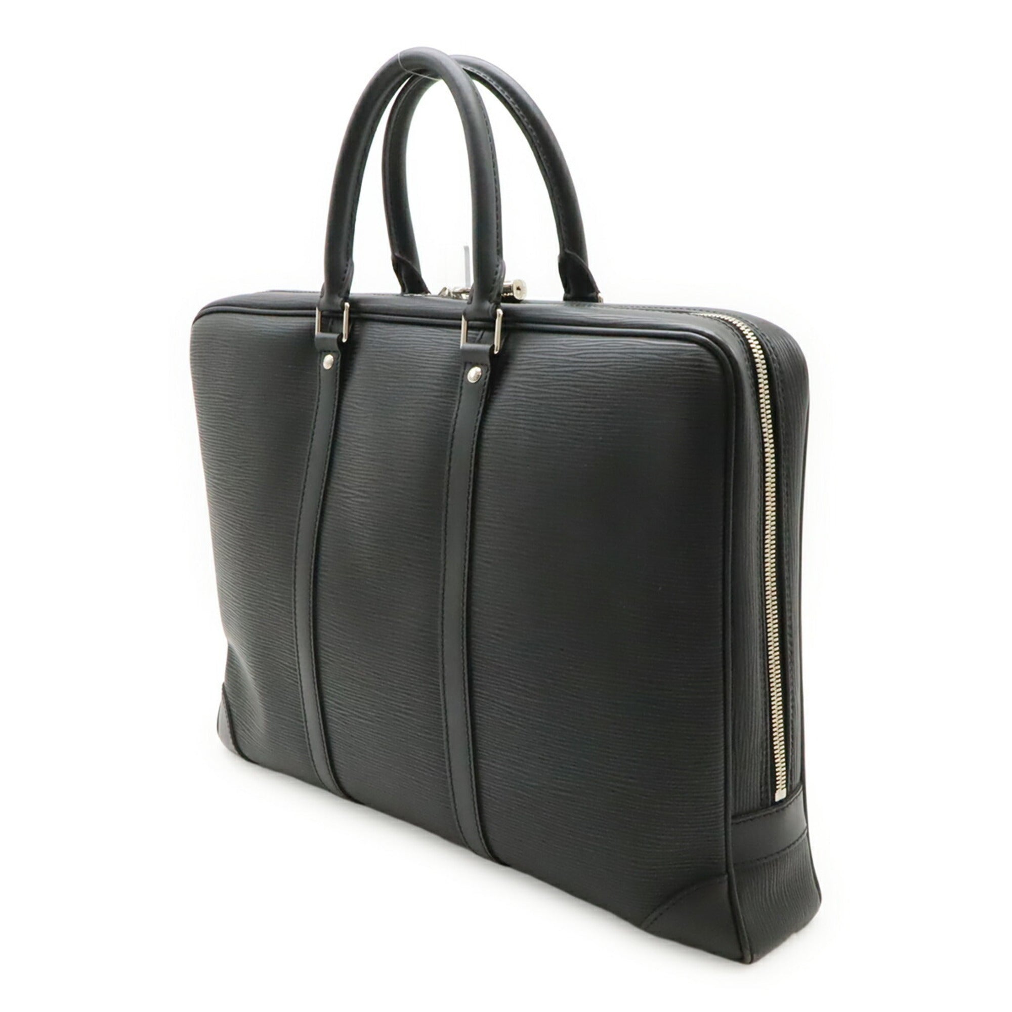 Louis Vuitton Black Noir Epi Leather Handbag (Pre-Owned)