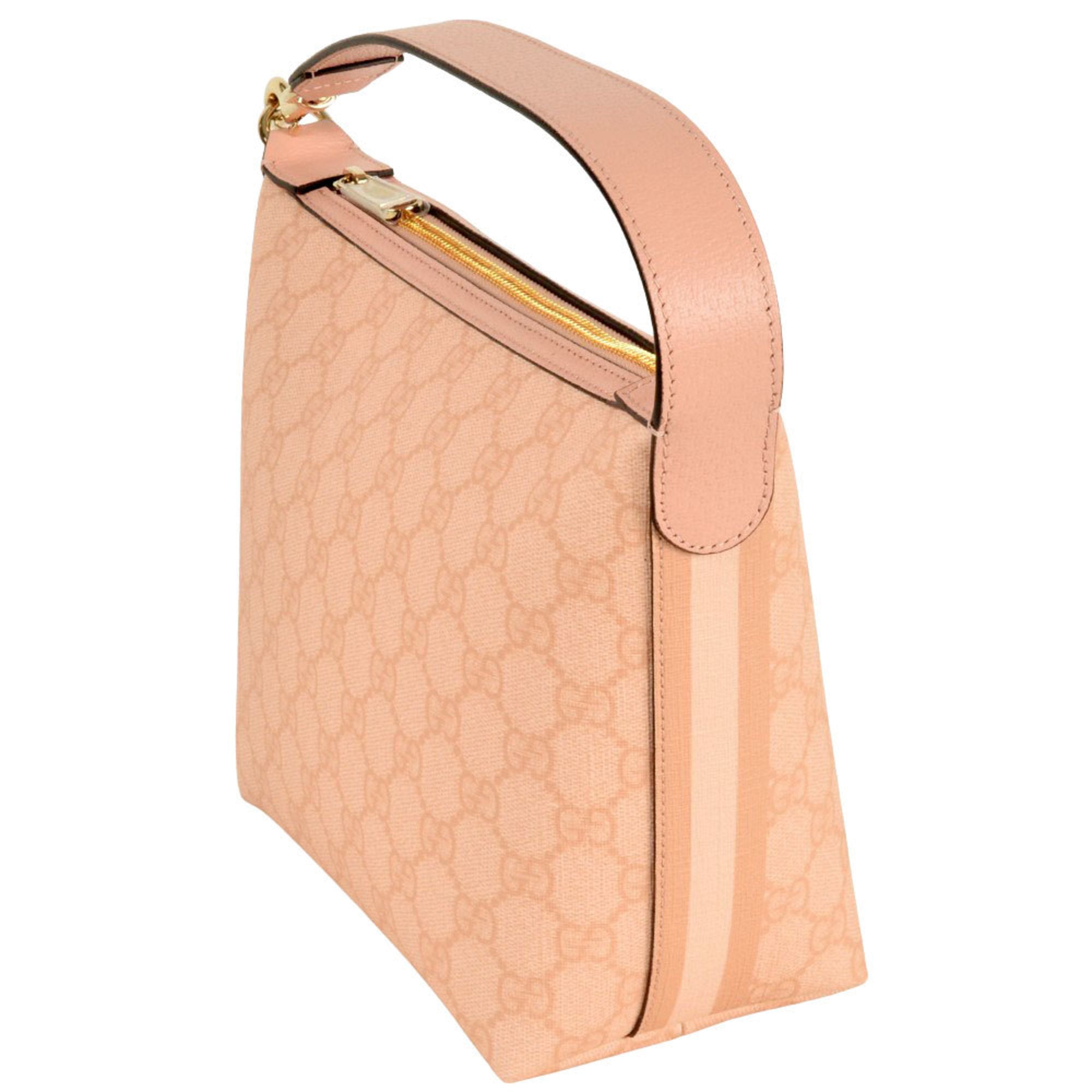 Gucci Pink Gg Supreme Shoulder Bag (Pre-Owned)