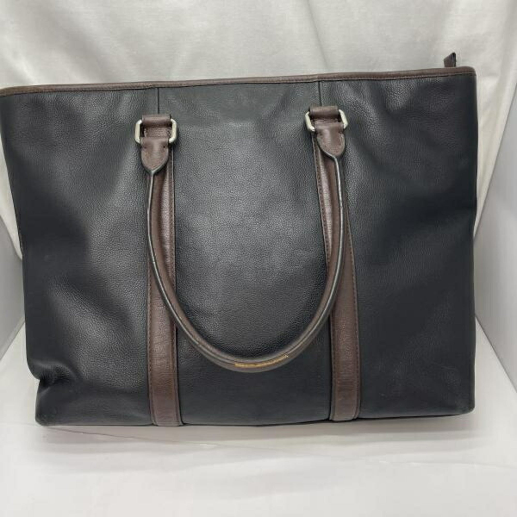 Coach Black Blue Brown Leather (Pre-Owned)