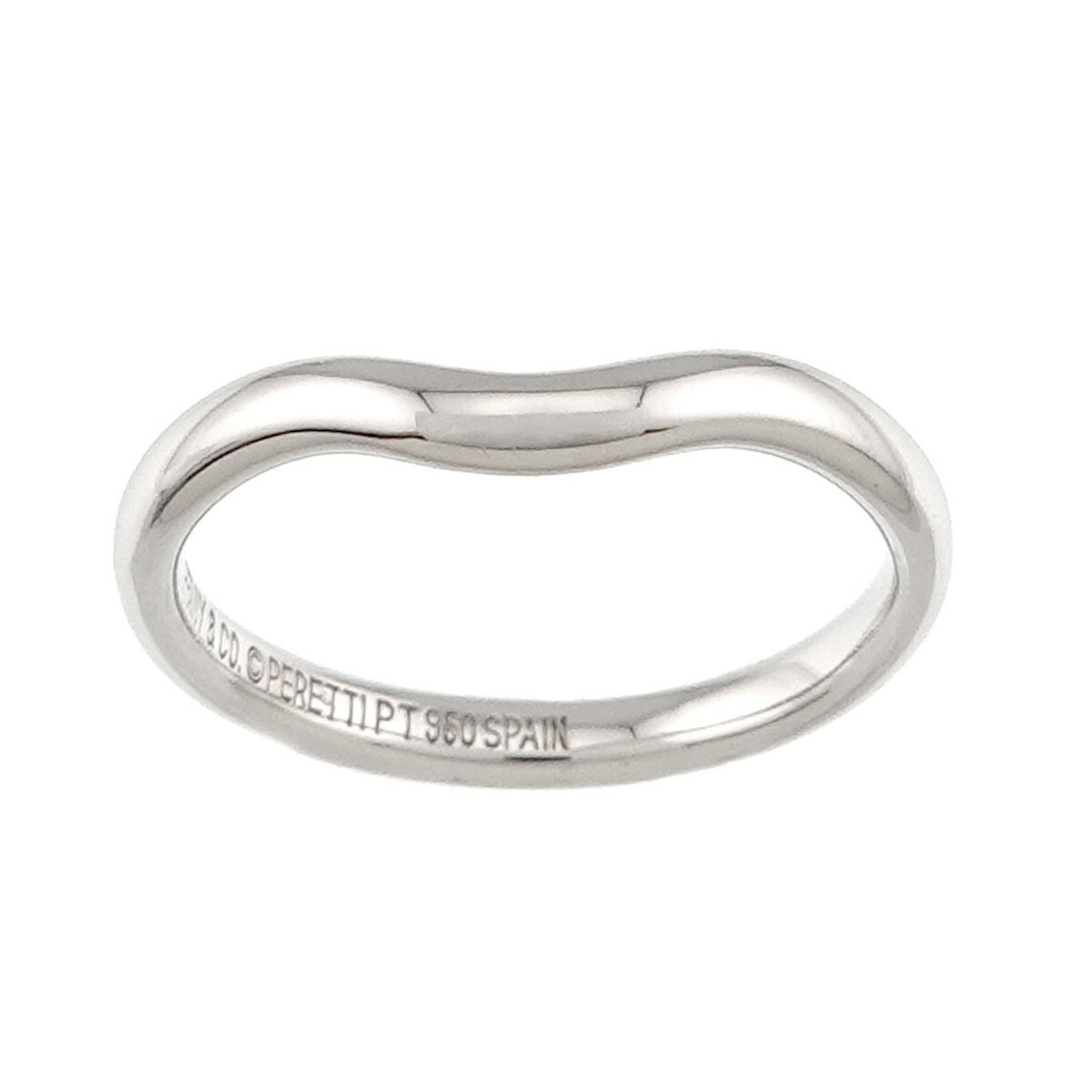 Tiffany Platinum 950 Band Ring (Pre-Owned)