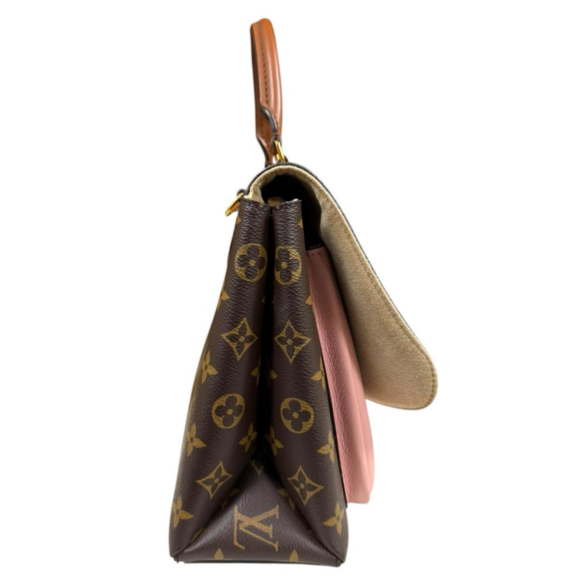 Louis Vuitton Brown Rose Poudre Monogram Canvas Shoulder Bag (Pre-Owned)
