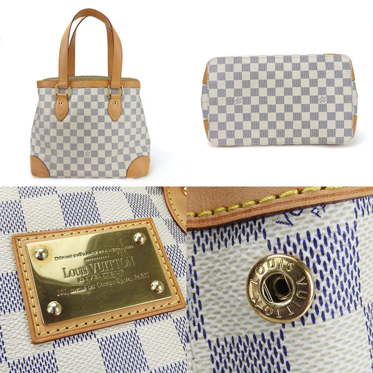 Louis Vuitton Damier Azur Damier Azur Damier Azur Tote Bag (Pre-Owned)