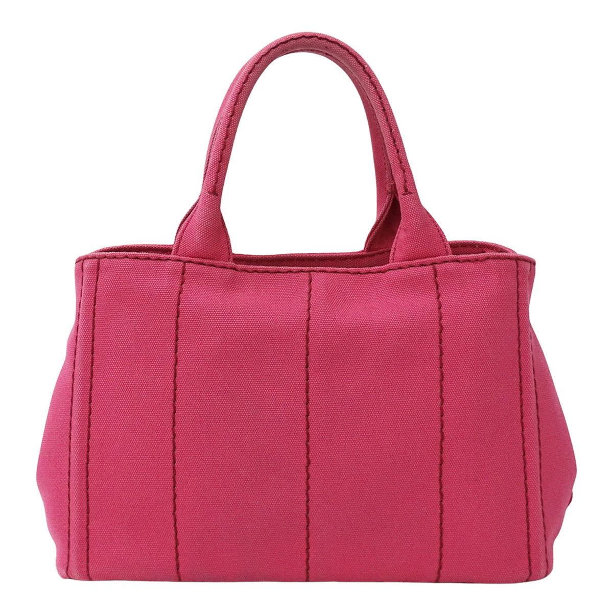 Prada Pink Canvas Handbag Shoulder Bag Tote Bag (Pre-Owned)