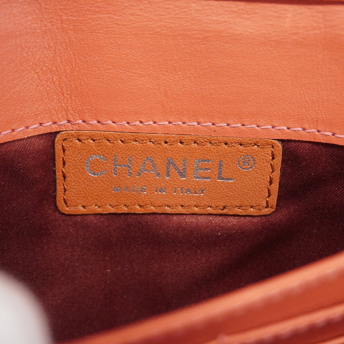 Chanel Pink Patent Leather Shoulder Bag (Pre-Owned)