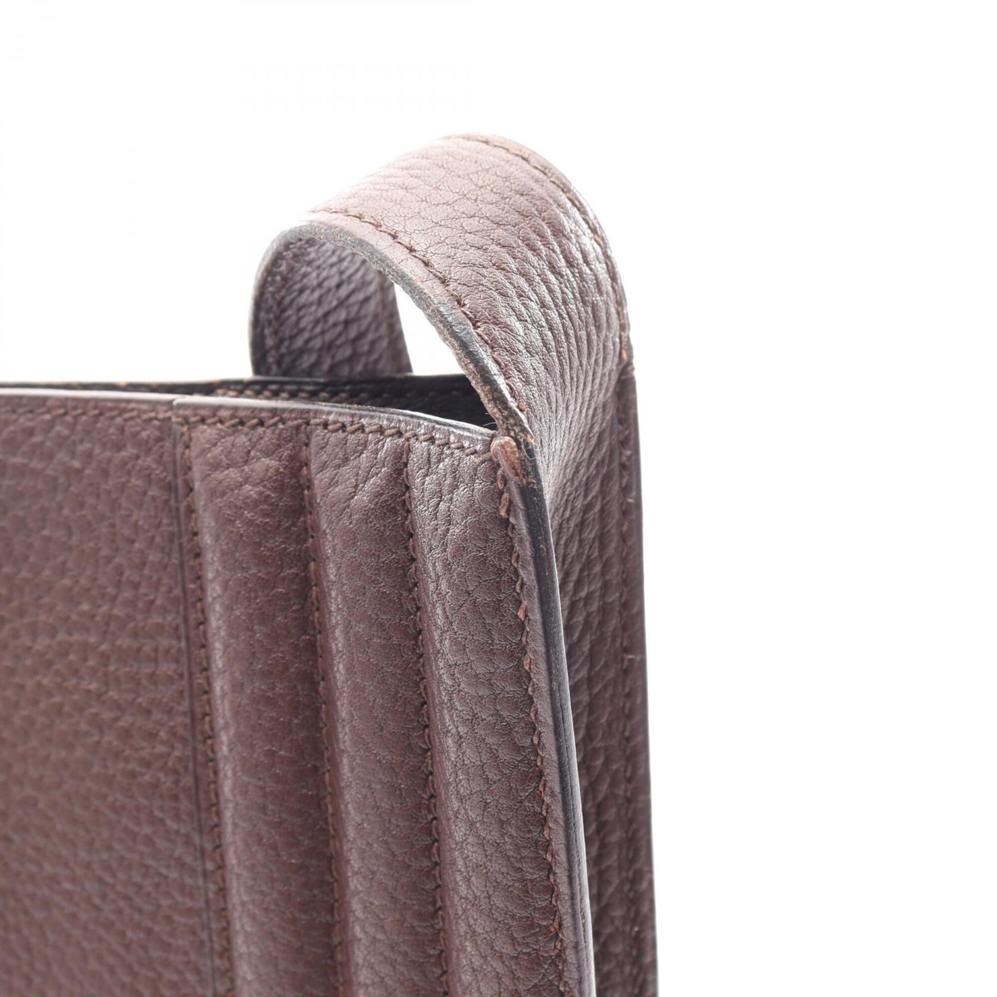 Hermes Brown Ardennes Leather Handbag Shoulder Bag (Pre-Owned)