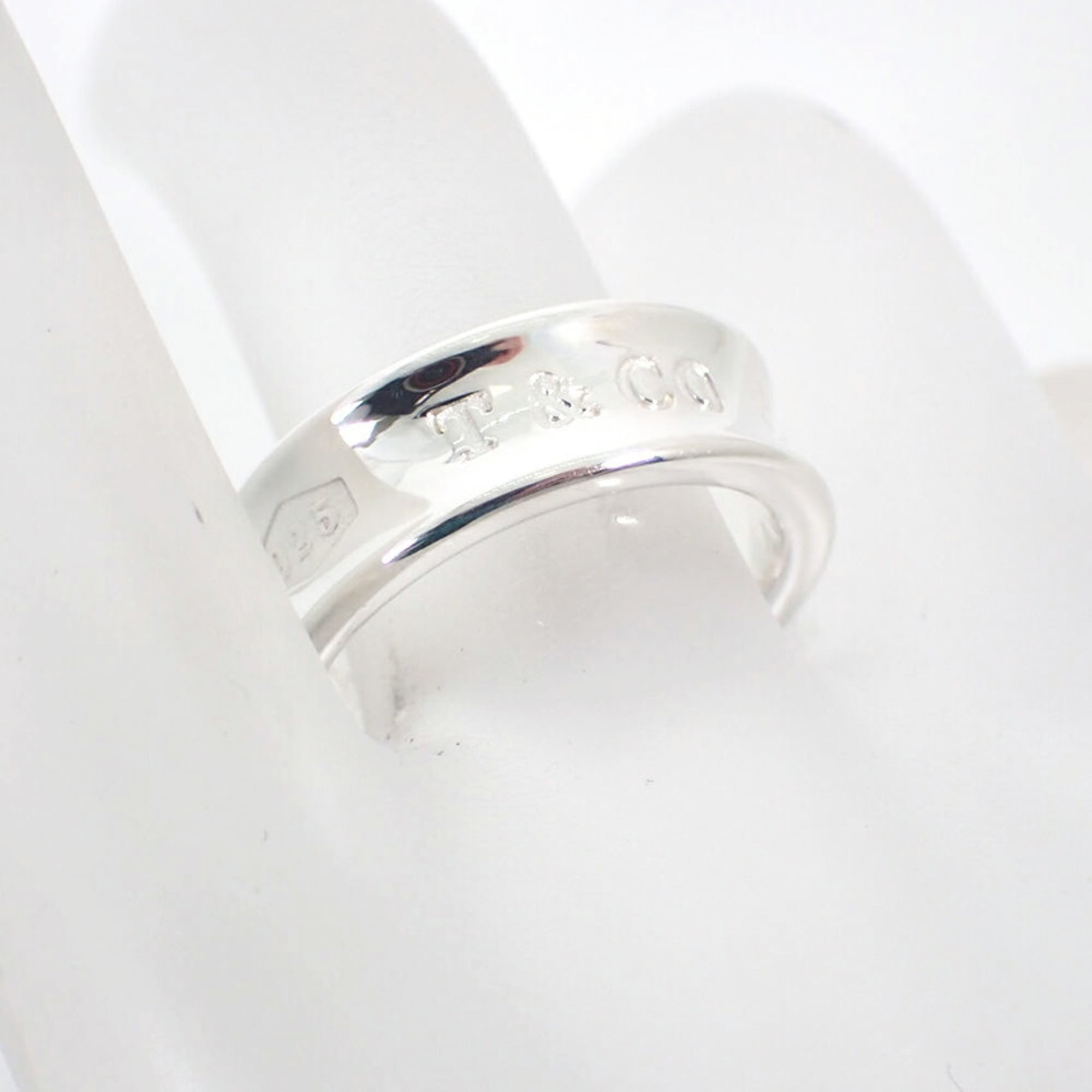 Tiffany Silver Sterling Silver 925 Band Ring (Pre-Owned)