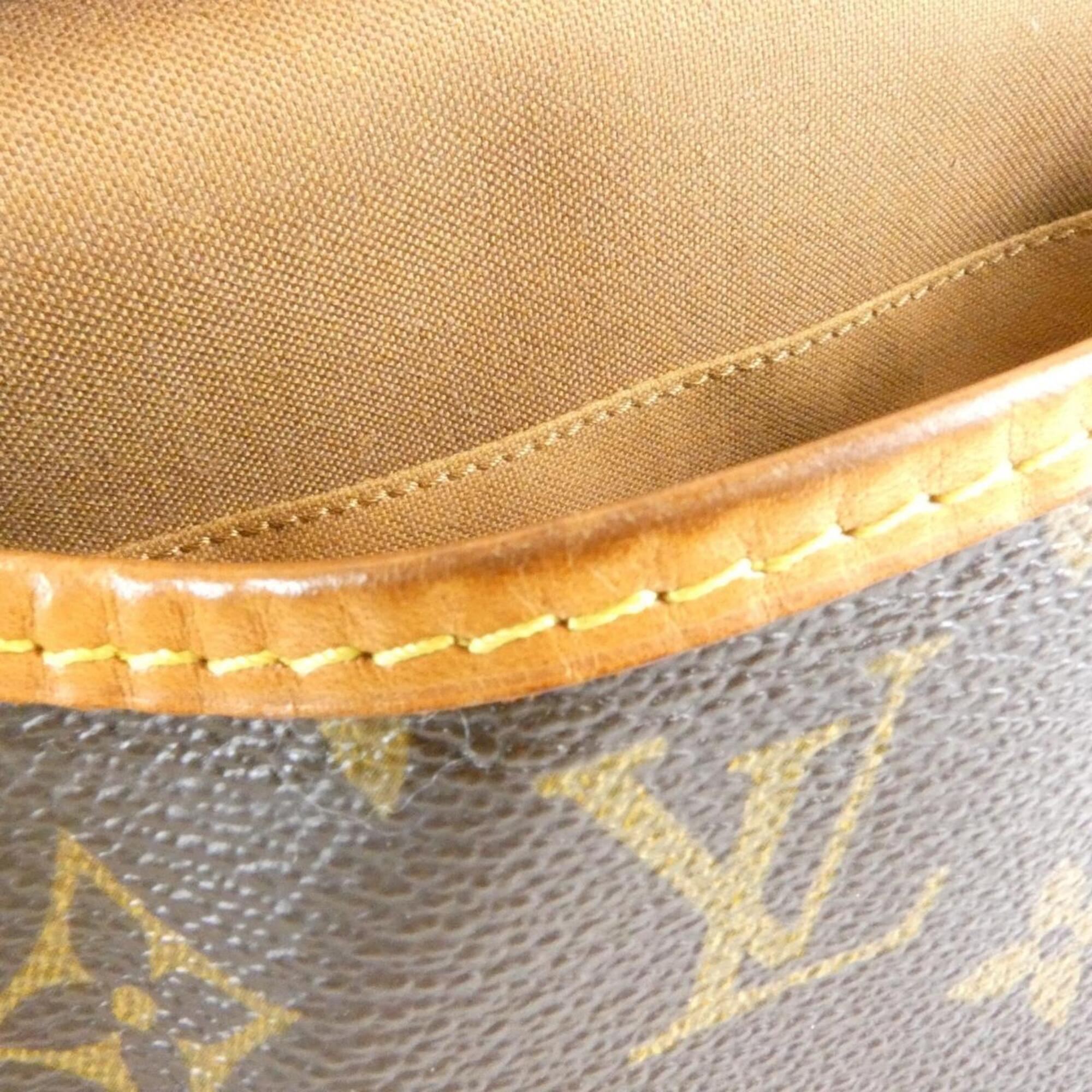 Louis Vuitton Monogram Marron Coated Canvas Shoulder Bag (Pre-Owned)