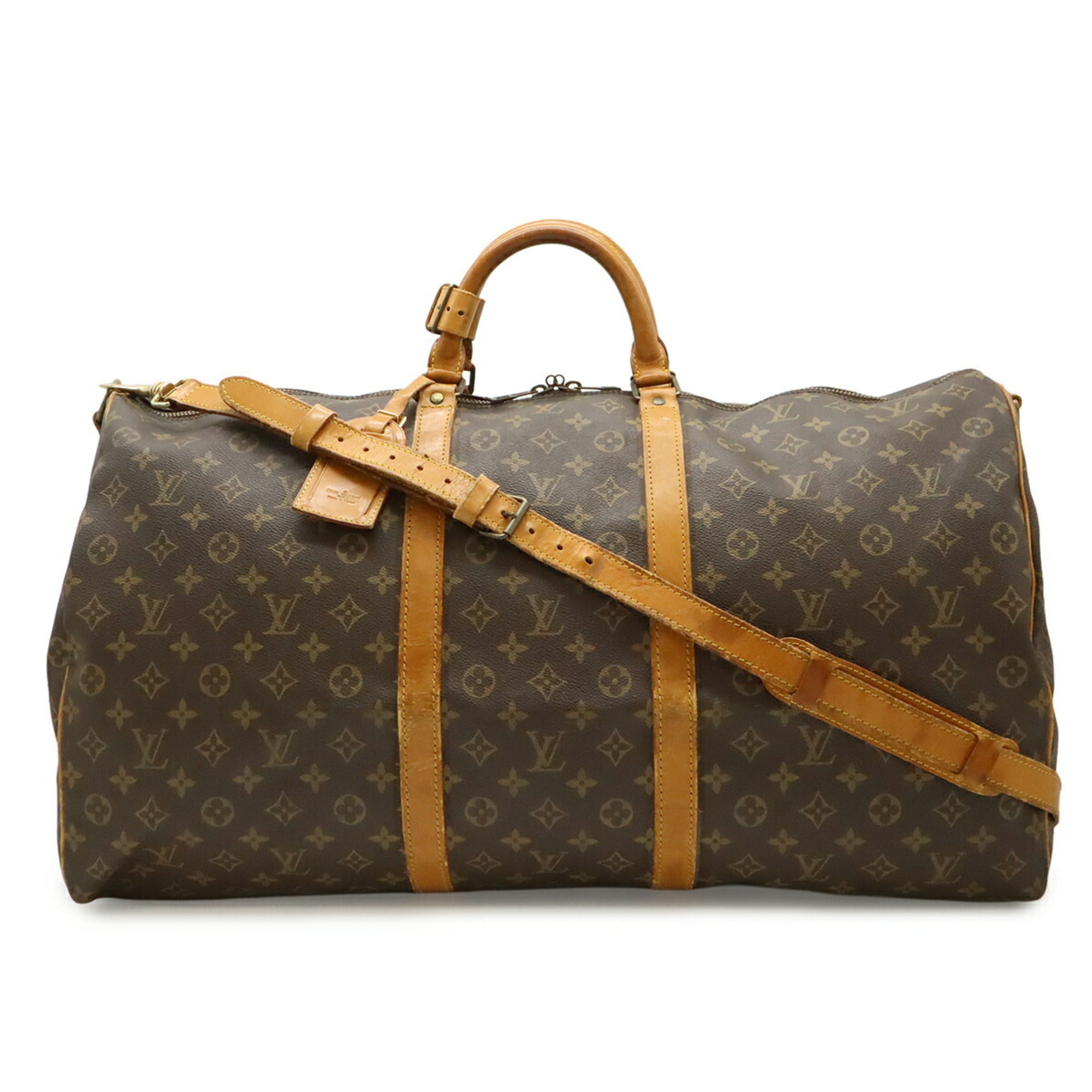Louis Vuitton Brown Monogram Boston Bag Shoulder Bag (Pre-Owned)