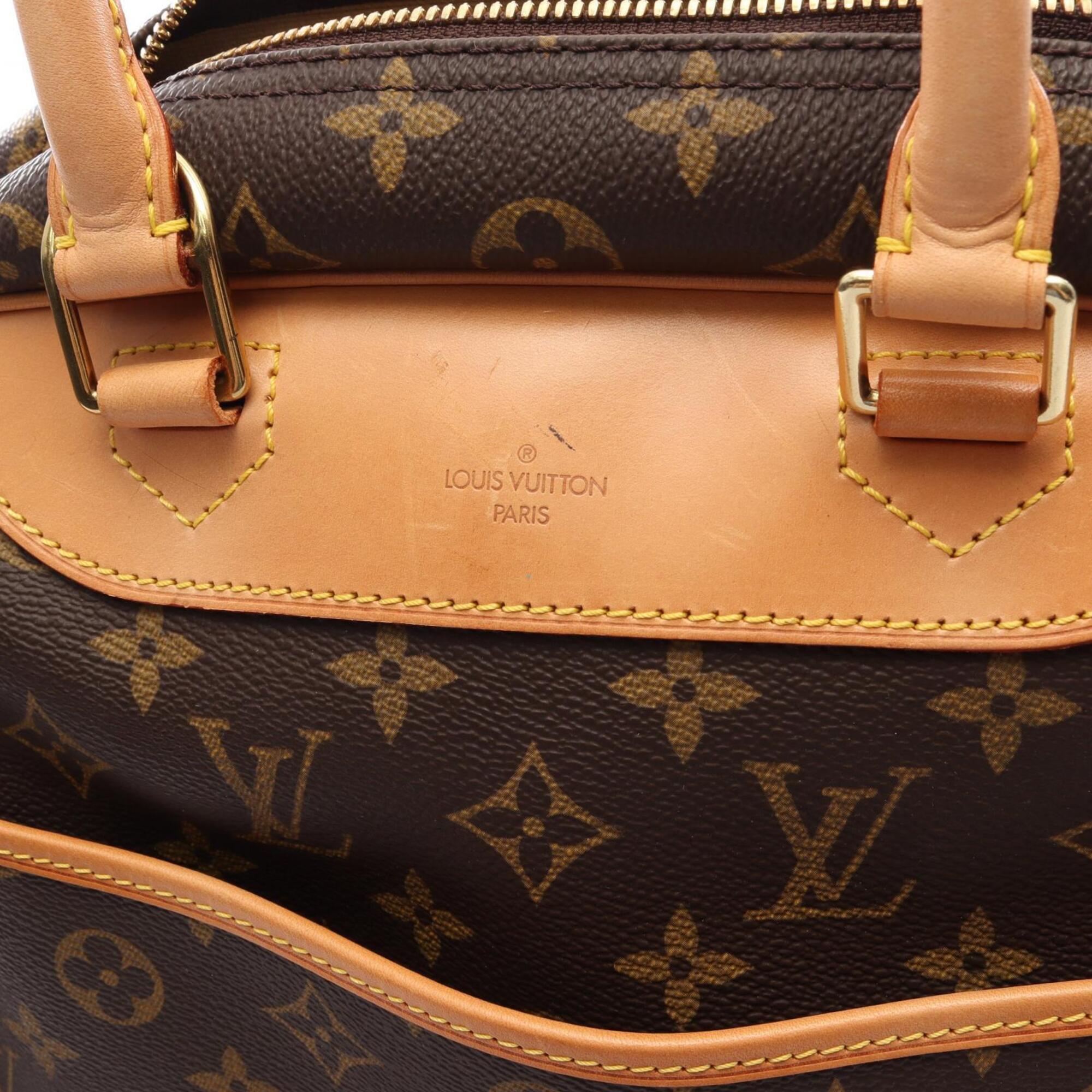 Louis Vuitton Brown Monogram Leather Handbag (Pre-Owned)