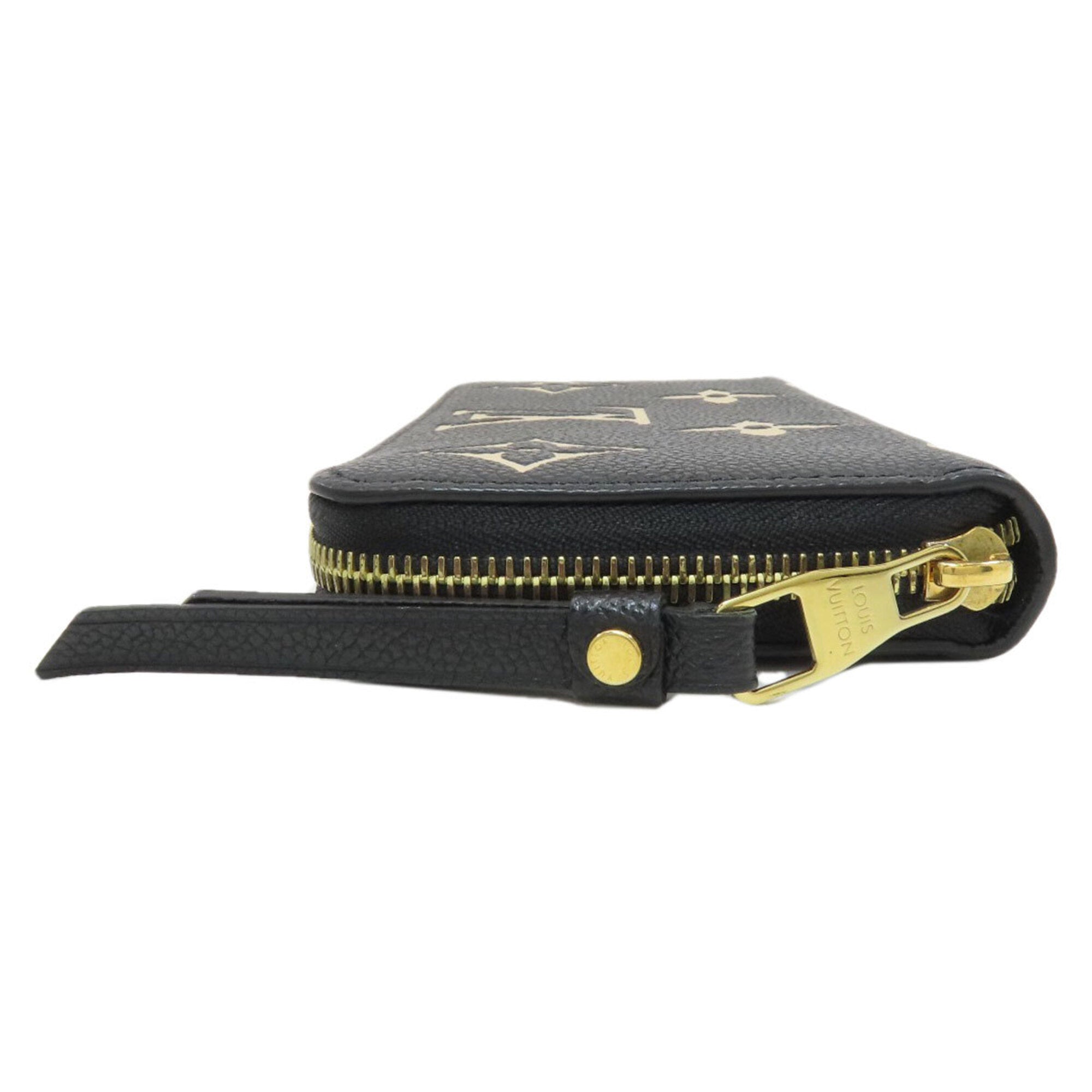 Louis Vuitton Empreinte Beige Black Monogram Empreinte Long Wallet (Bi-Fold) (Pre-Owned)