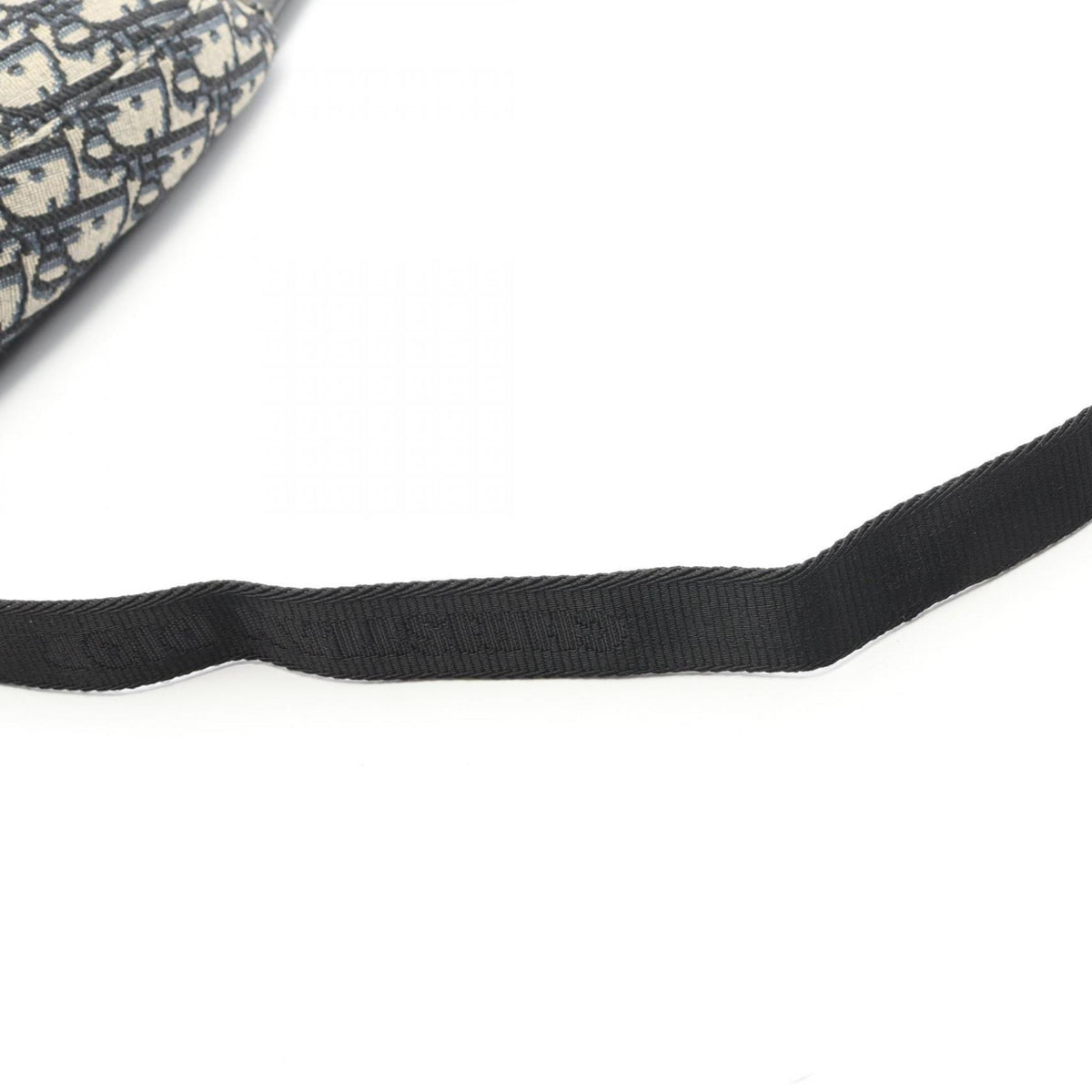 Christian Dior Beige Black Navy Canvas Leather Fanny Pack (Pre-Owned)