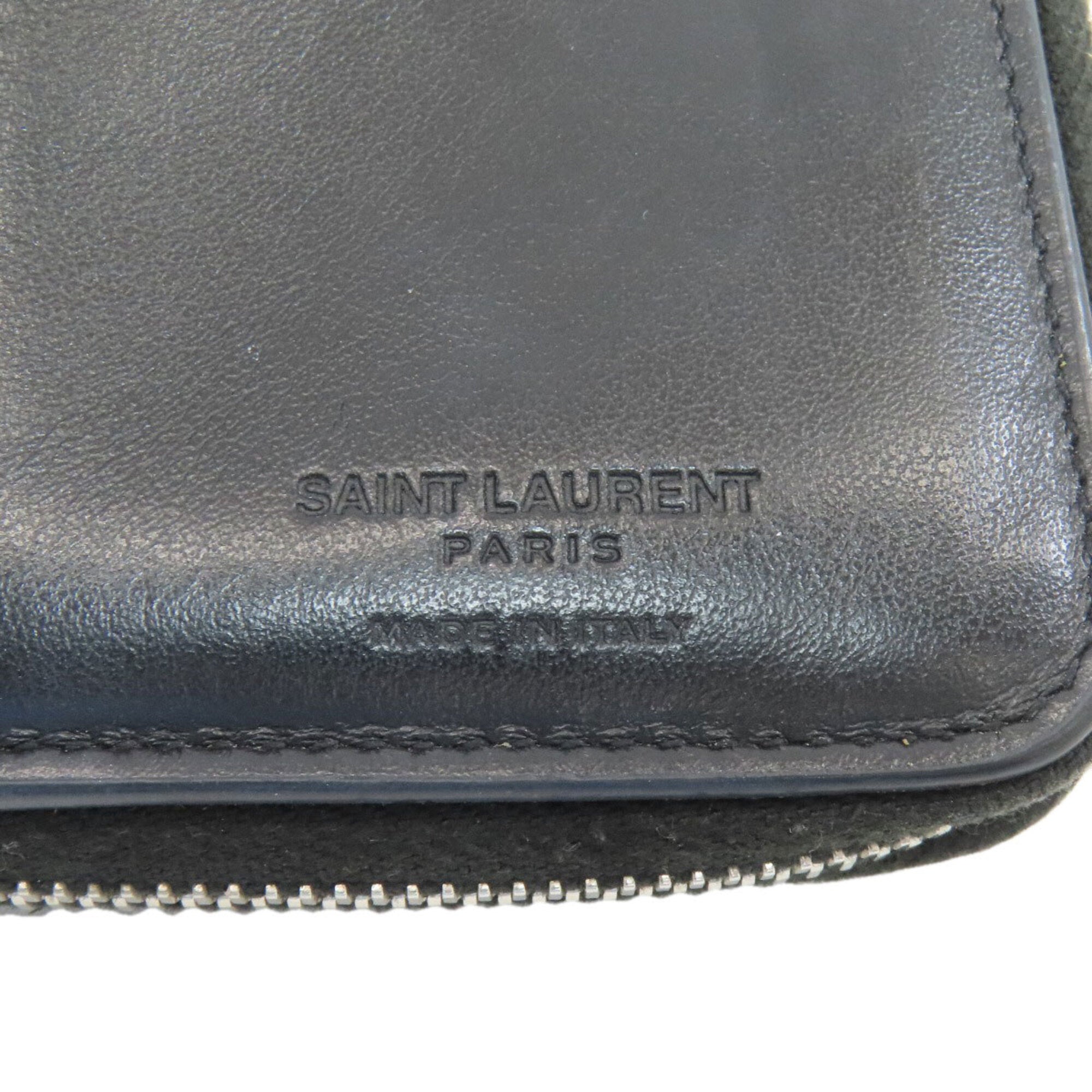 Saint Laurent Black Leather Wallet (Bi-Fold) (Pre-Owned)