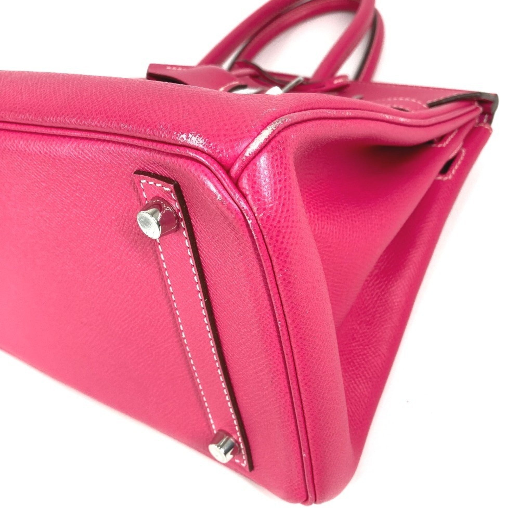 Hermes Pink Rose Tyrien Epsom Leather Handbag Tote Bag (Pre-Owned)