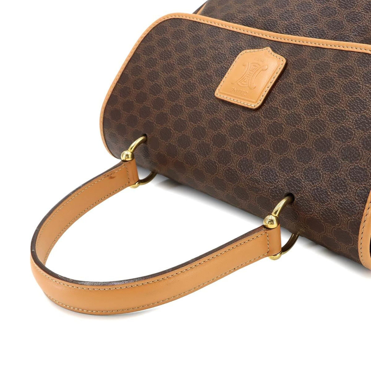 Celine Brown Pvc Leather Handbag (Pre-Owned)