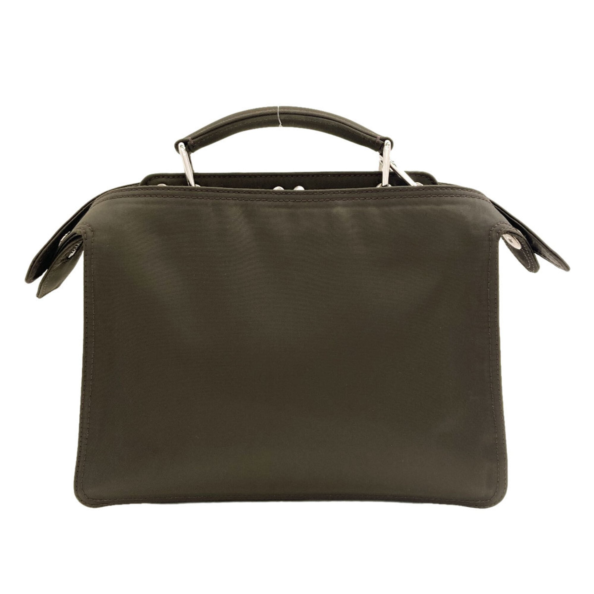 Fendi Khaki Nylon Handbag (Pre-Owned)