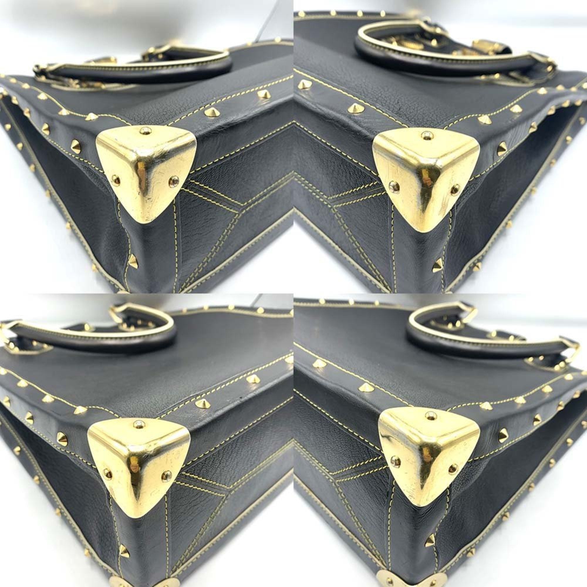 Louis Vuitton Black Suhali Leather Handbag Tote Bag (Pre-Owned)