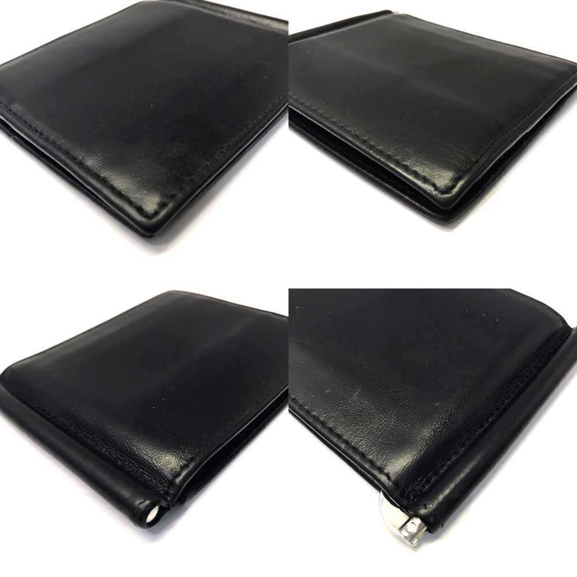 Prada Black Leather Money Clip (Pre-Owned)