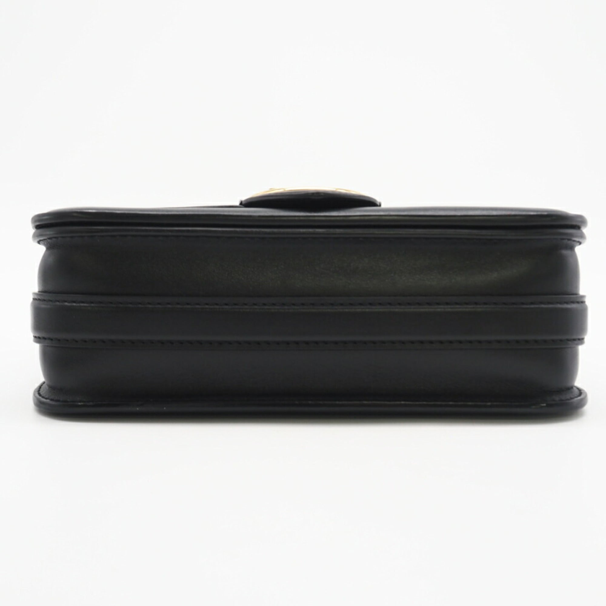 Louis Vuitton Black Leather Shoulder Bag (Pre-Owned)