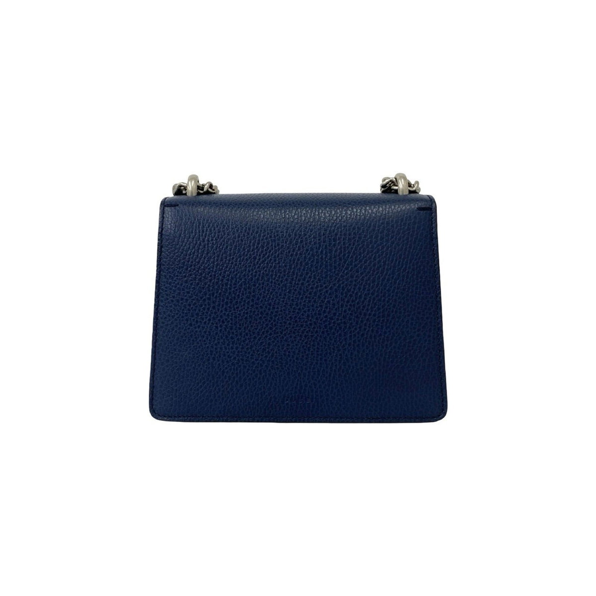 Gucci Navy Leather Shoulder Bag (Pre-Owned)