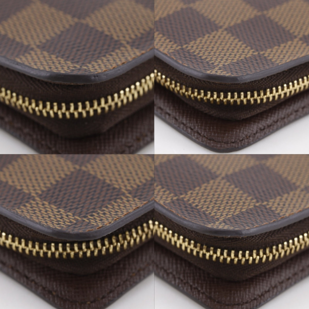 Louis Vuitton Brown Damier Canvas Long Wallet (Bi-Fold) (Pre-Owned)