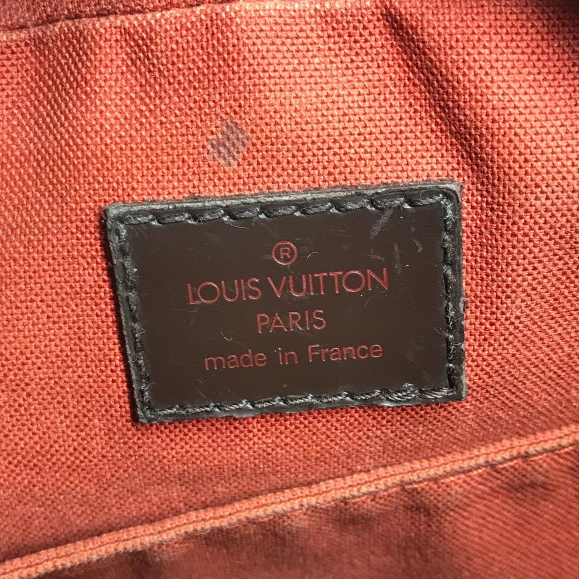 Louis Vuitton Brown Ebene Damier Canvas Pochette Shoulder Bag (Pre-Owned)