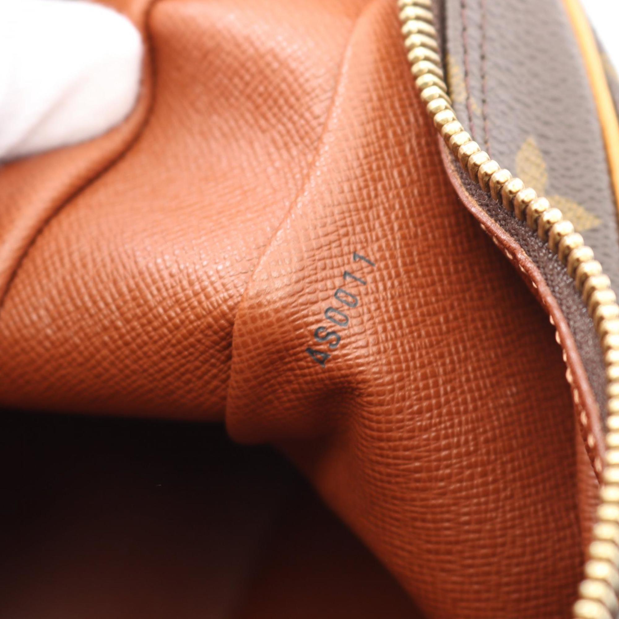 Louis Vuitton Brown Coated Canvas Leather Shoulder Bag (Pre-Owned)