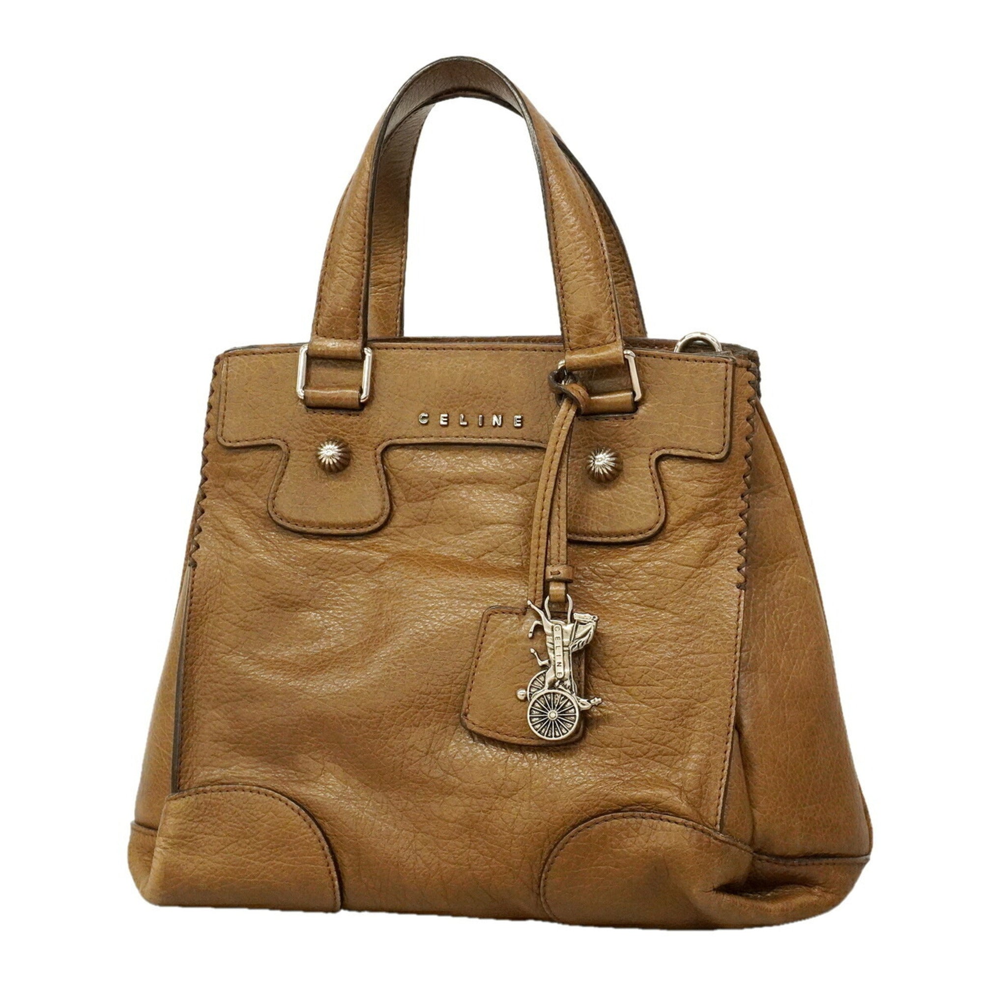 Celine Brown Leather Handbag (Pre-Owned)