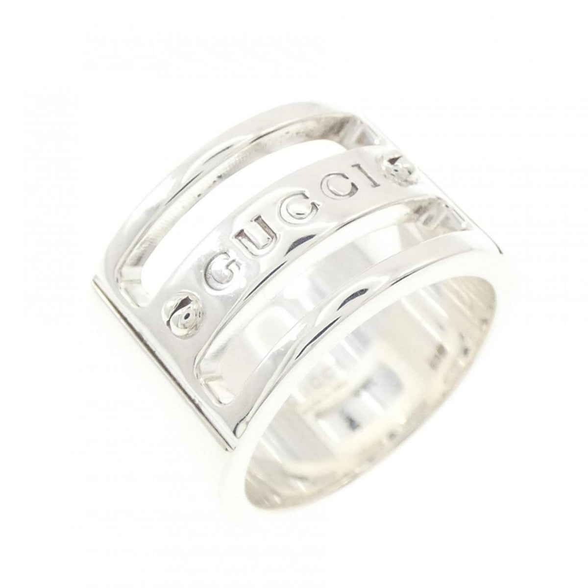 Gucci Silver 925 Band Ring (Pre-Owned)