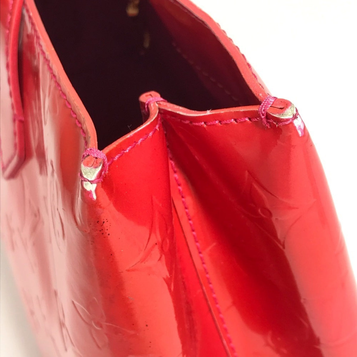 Louis Vuitton Pink Rose Pop Monogram Vernis Canvas Handbag Tote Bag (Pre-Owned)