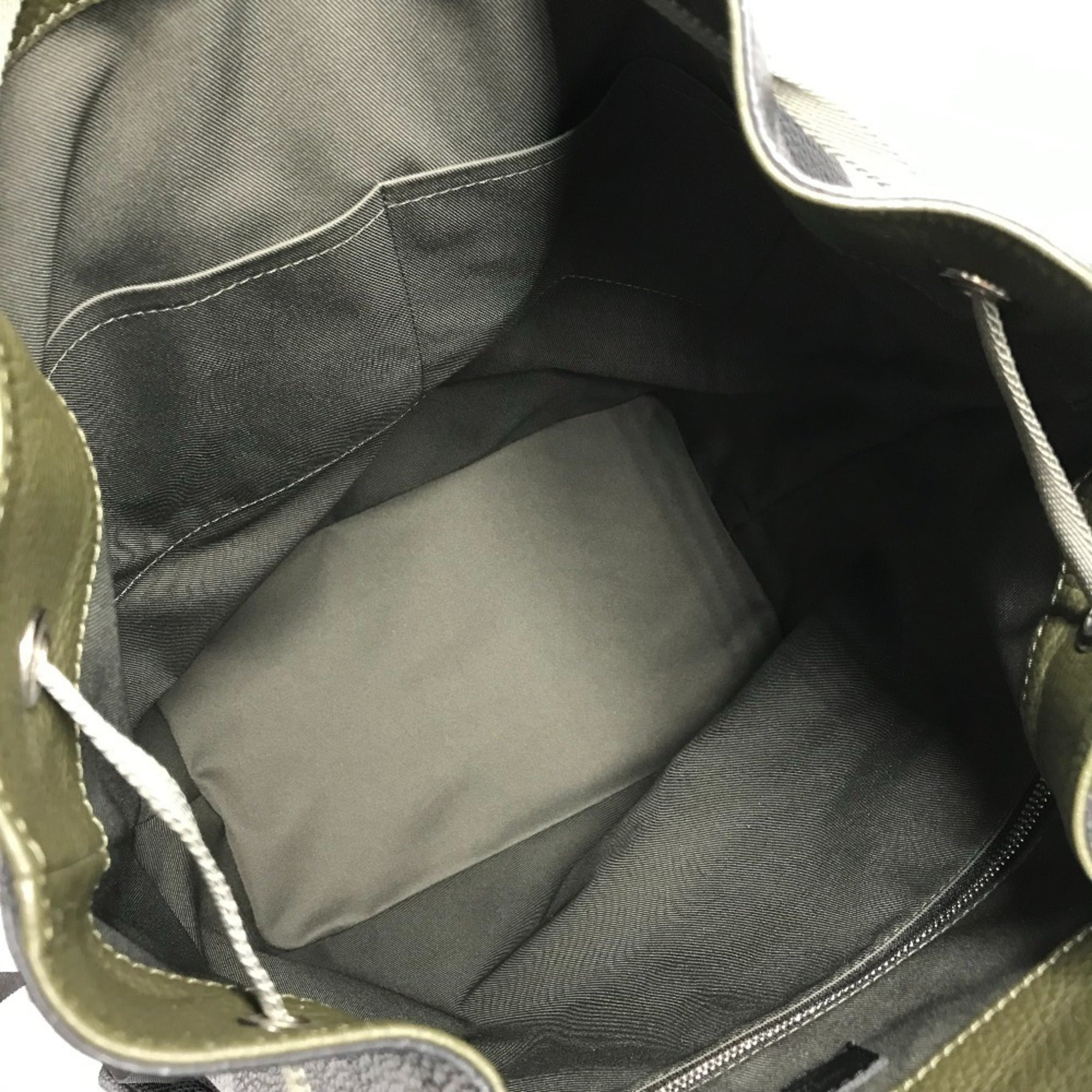 Louis Vuitton Black Khaki Backpack (Pre-Owned)
