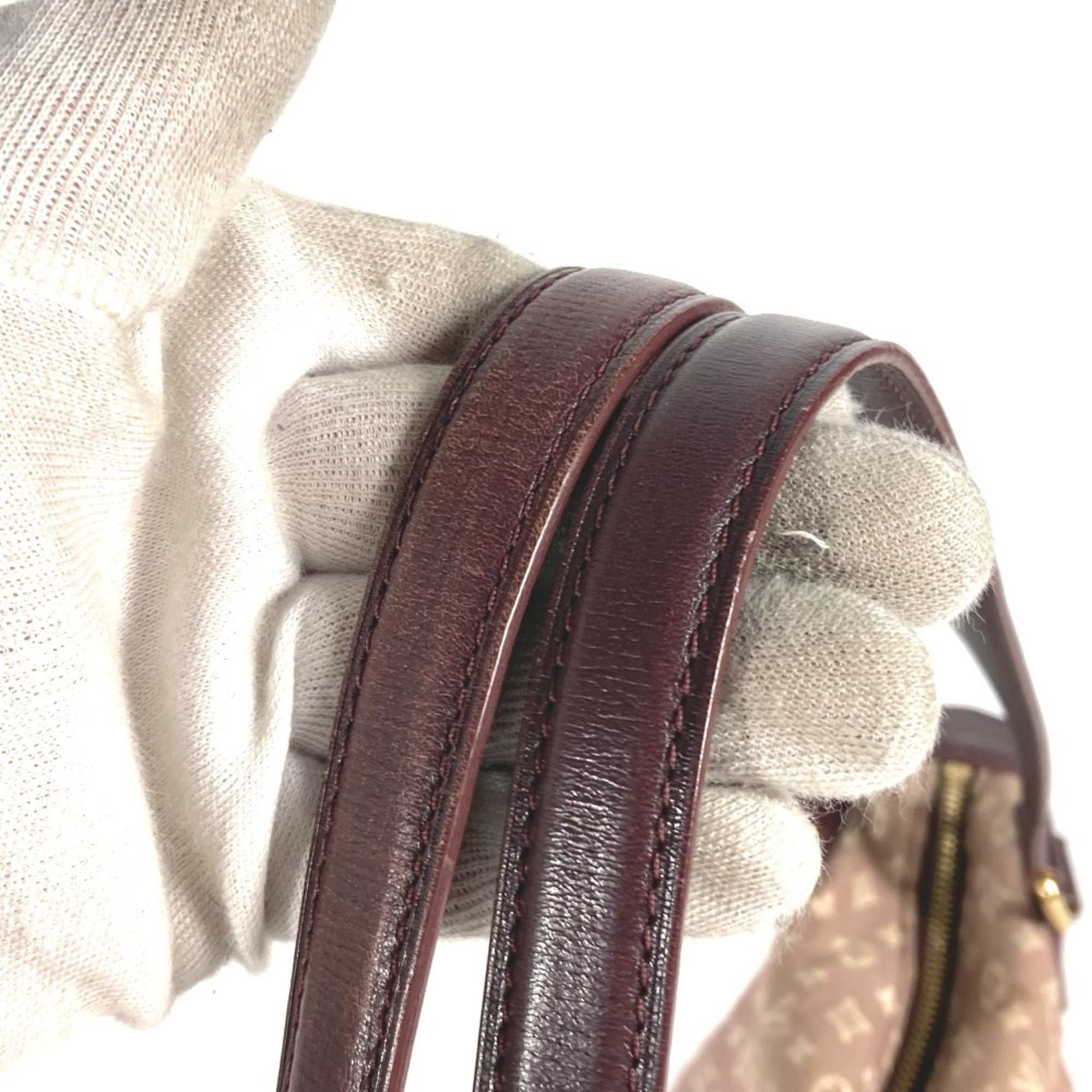Louis Vuitton Red Color Sepia Monogram Idylle Shoulder Bag Tote Bag (Pre-Owned)