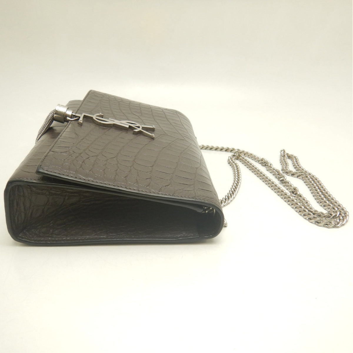 Yves Saint Laurent Brown Leather Shoulder Bag (Pre-Owned)