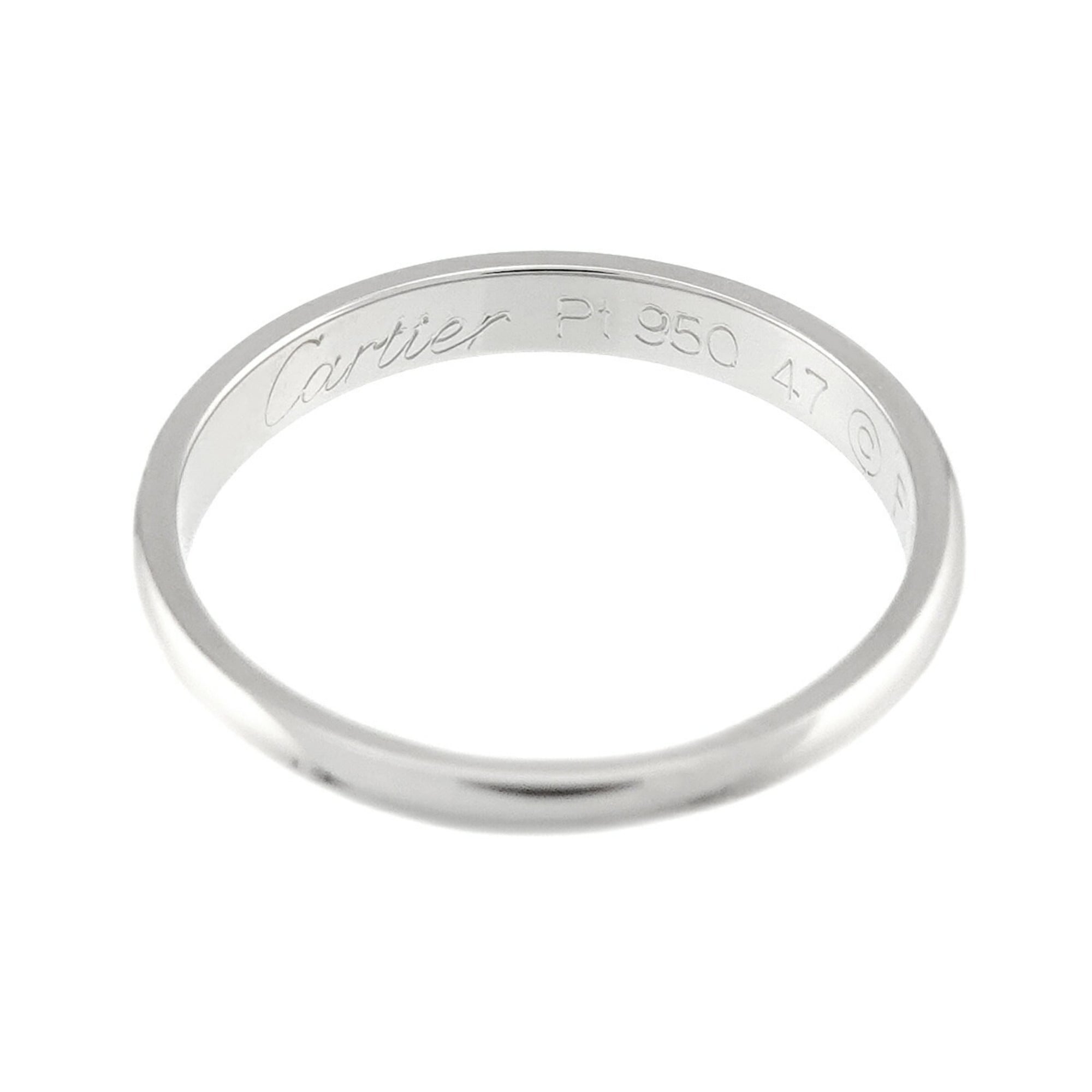 Cartier Platinum 950 Band Ring (Pre-Owned)