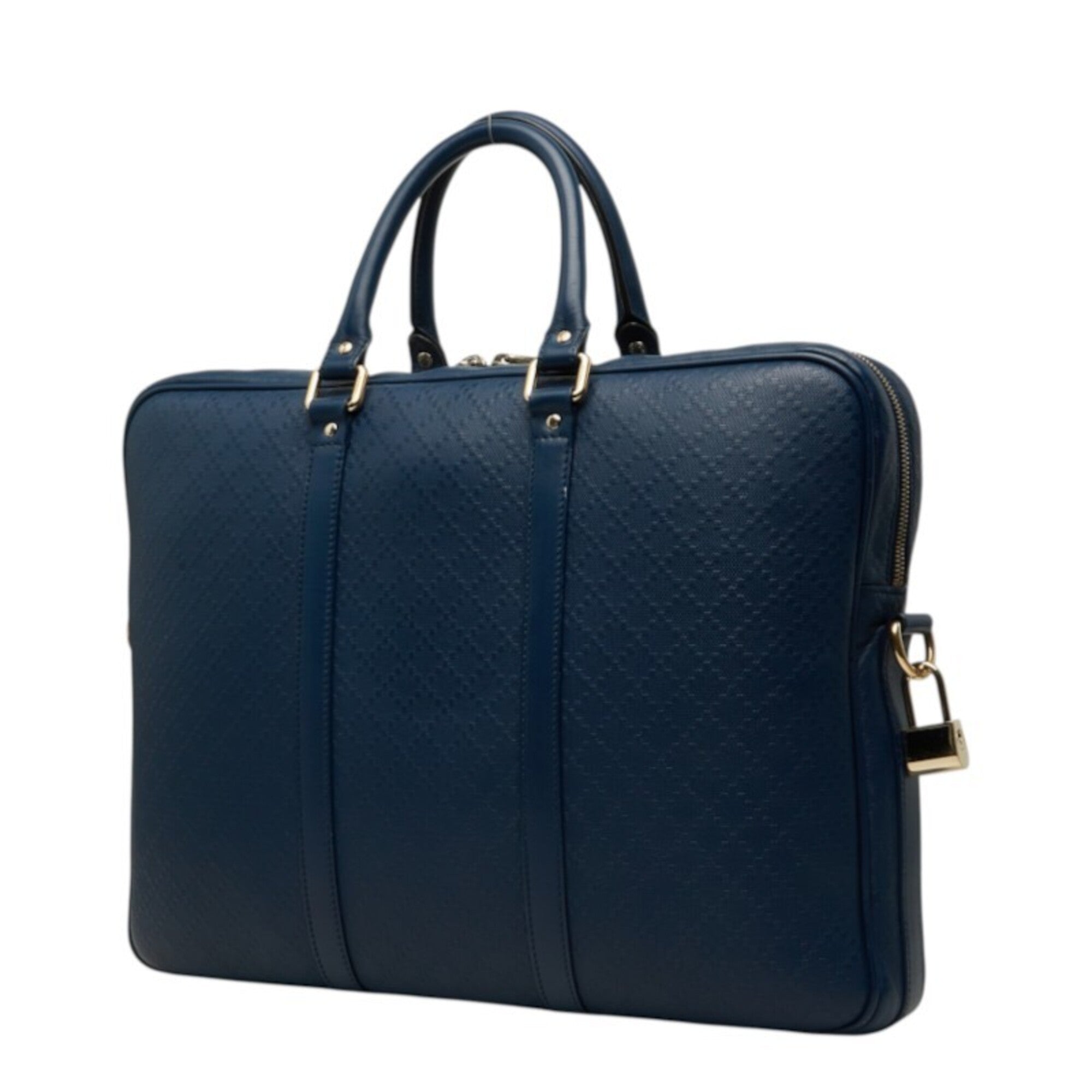 Gucci Blue Leather Shoulder Bag (Pre-Owned)