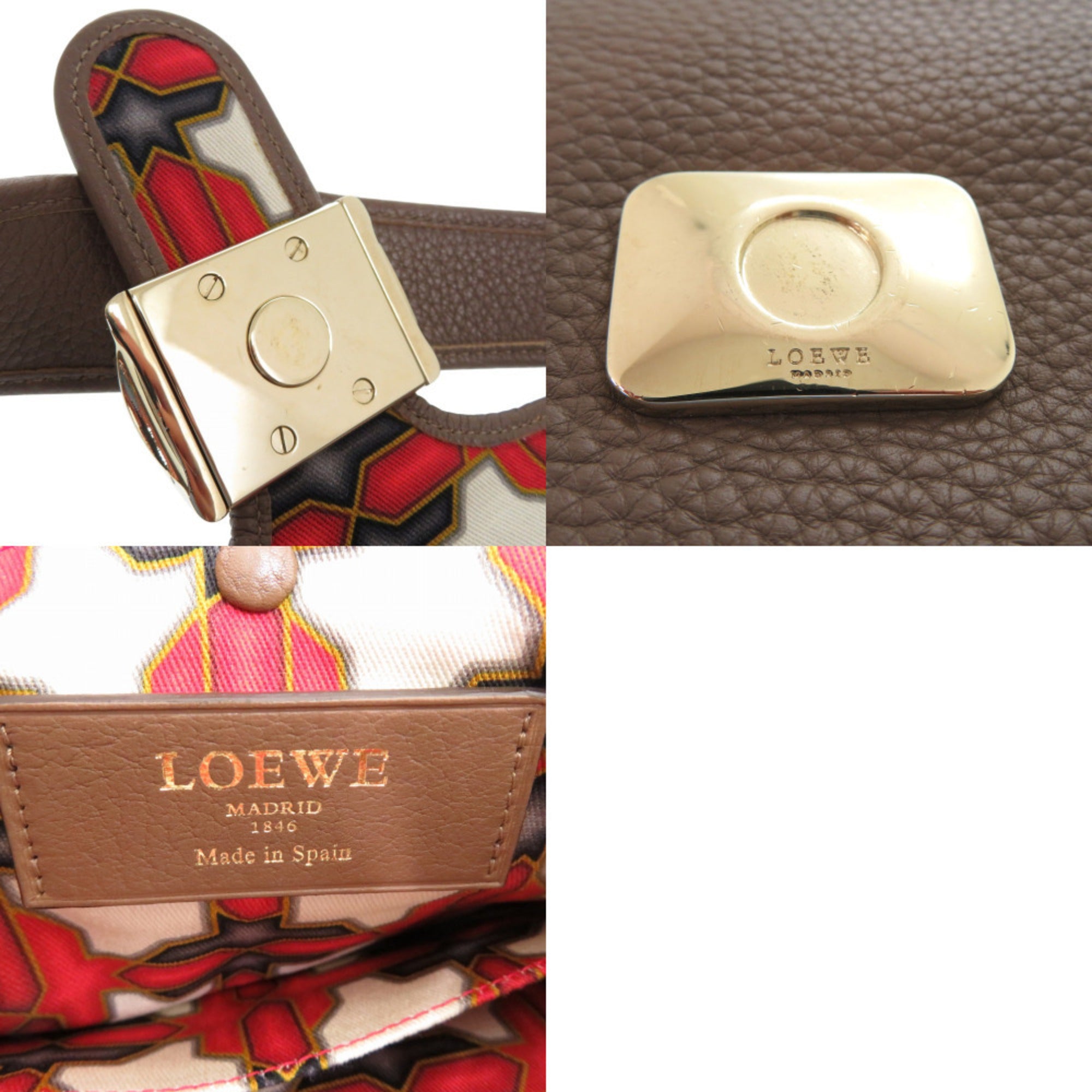 Loewe Brown Leather Shoulder Bag (Pre-Owned)