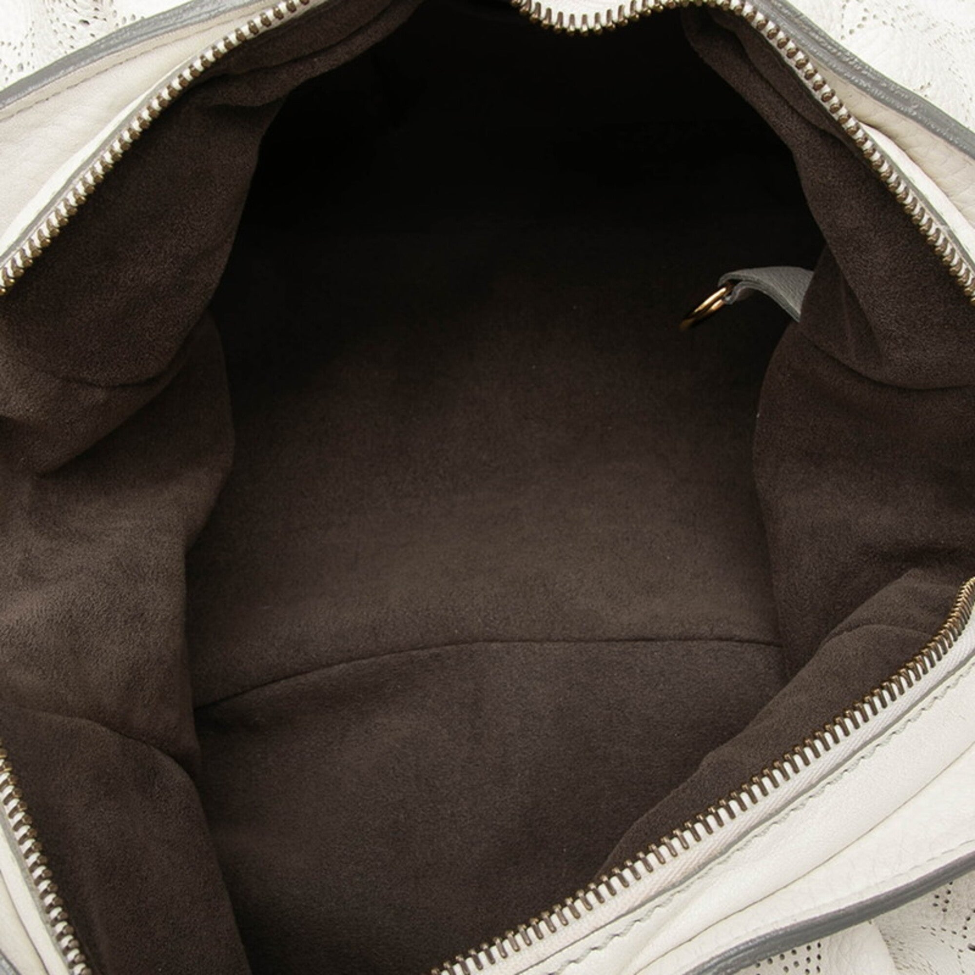 Louis Vuitton Blanc White Leather Shoulder Bag (Pre-Owned)