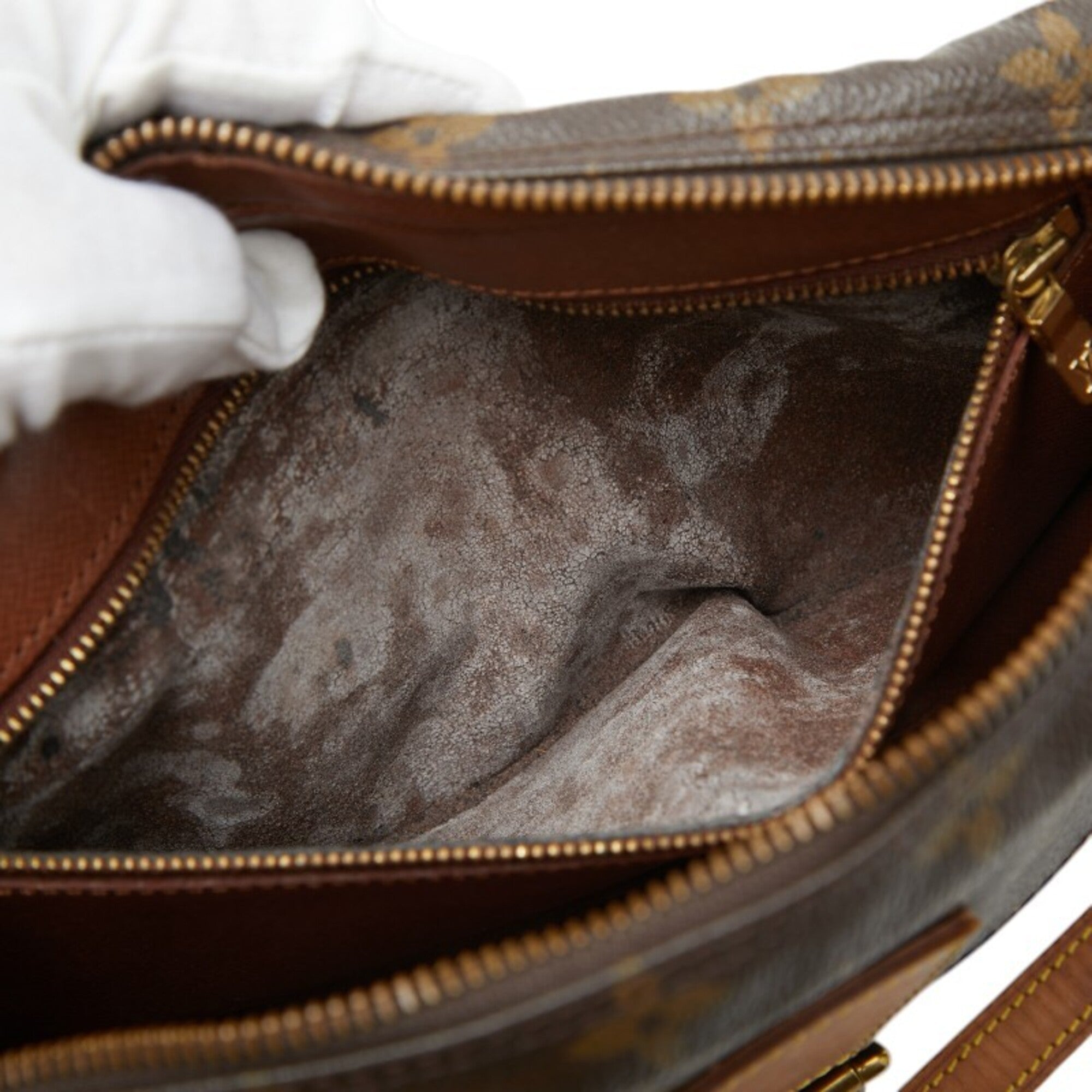 Louis Vuitton Brown Pvc Leather Shoulder Bag (Pre-Owned)