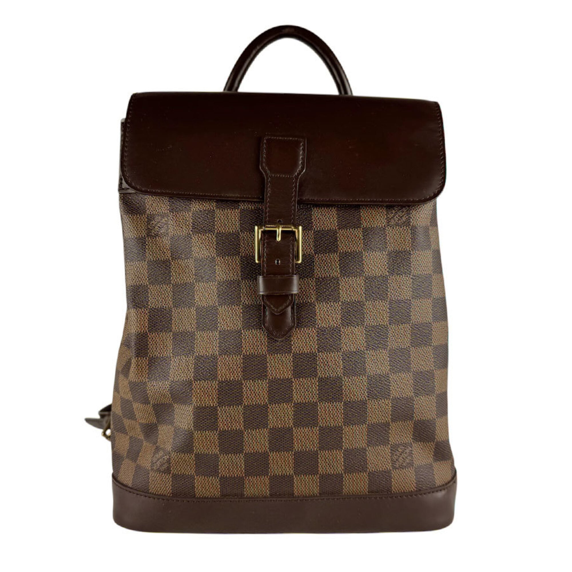 Louis Vuitton Damier Canvas Ebene Damier Canvas Backpack (Pre-Owned)