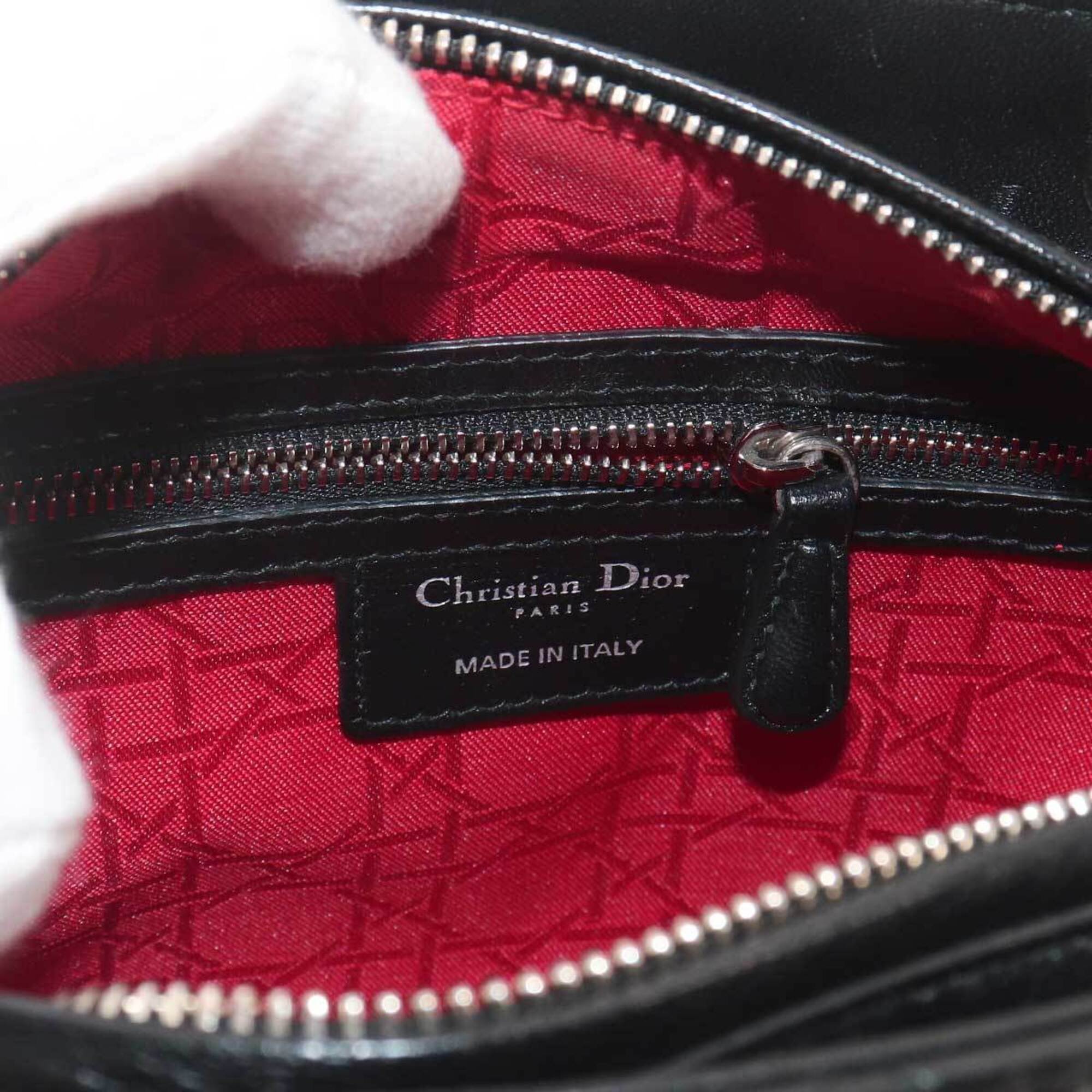 Christian Dior Black Leather Handbag (Pre-Owned)