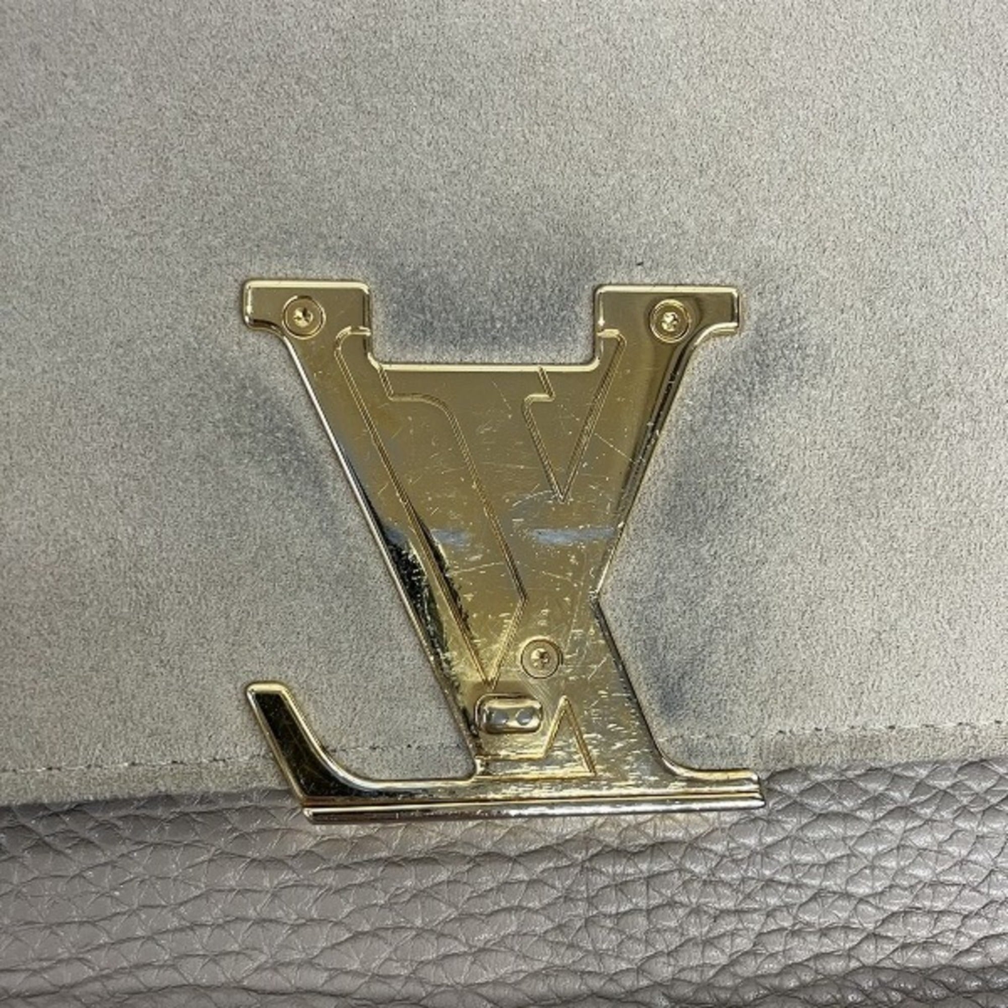 Louis Vuitton Galle Leather Handbag (Pre-Owned)