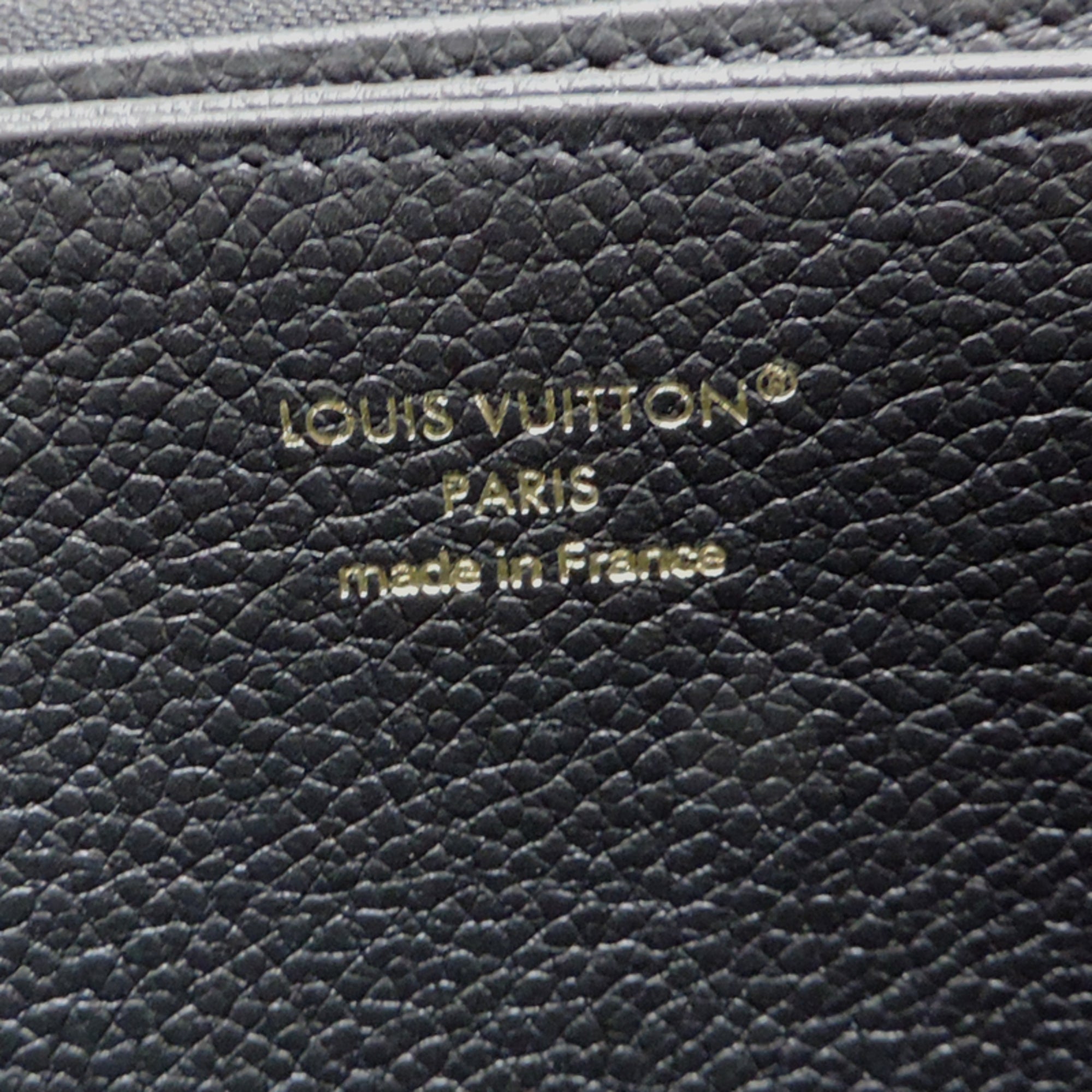 Louis Vuitton Beige Black Monogram Empreinte Long Wallet (Bi-Fold) (Pre-Owned)