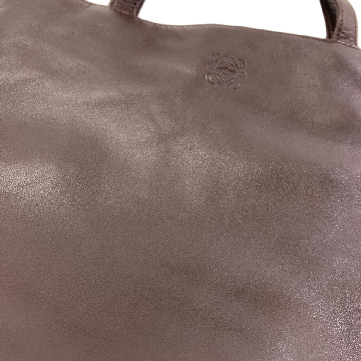 Loewe Dark Brown Leather Handbag (Pre-Owned)