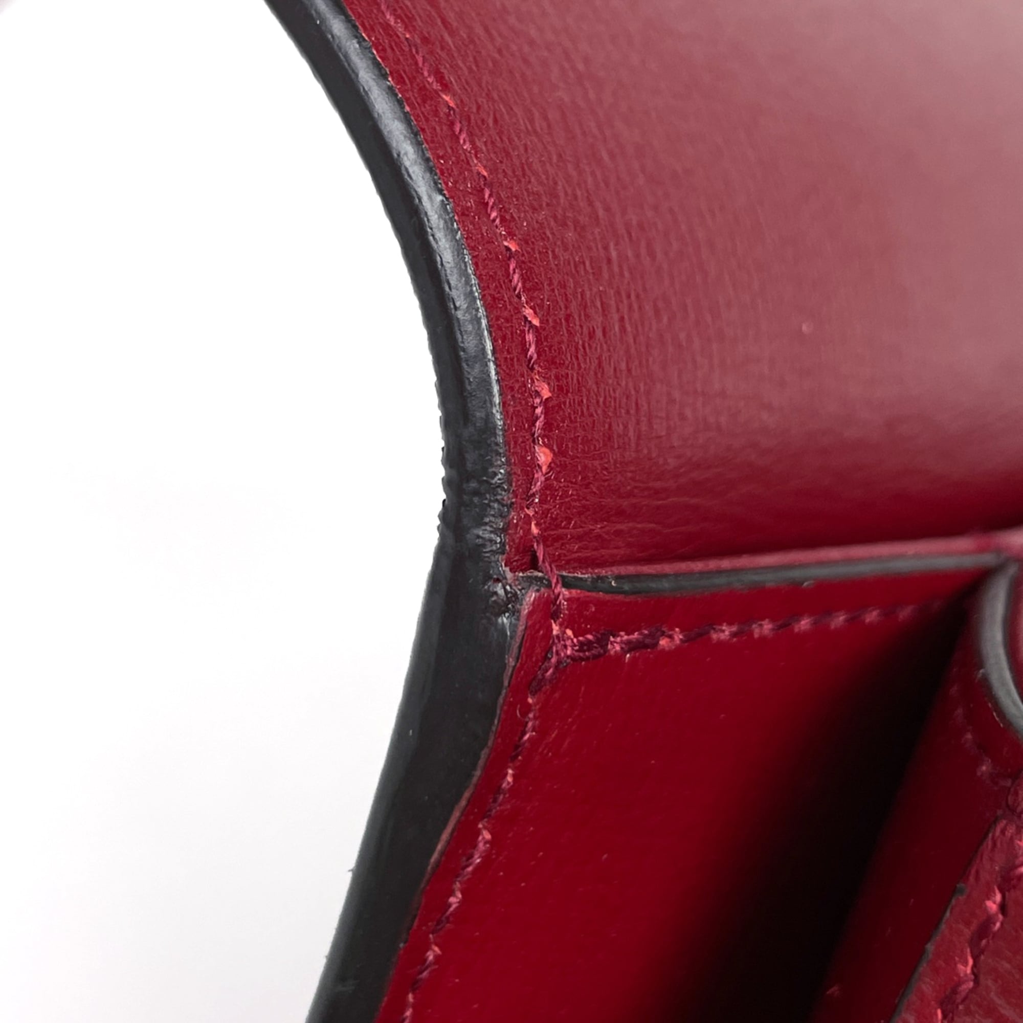 Gucci Horsebit Red Color Leather Shoulder Bag (Pre-Owned)