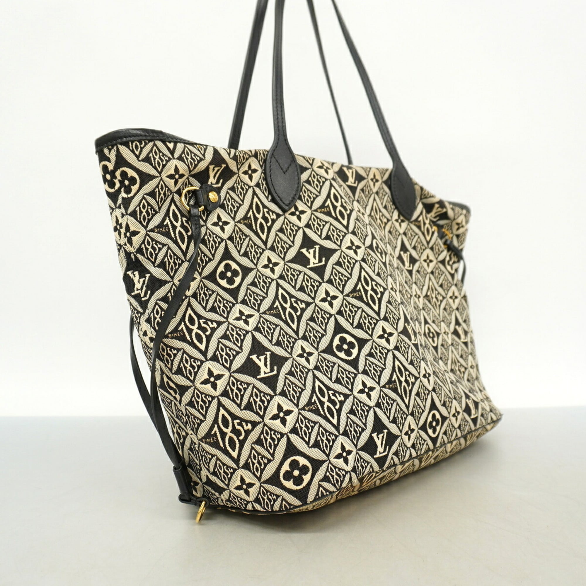 Louis Vuitton Black Gray Tote Bag (Pre-Owned)