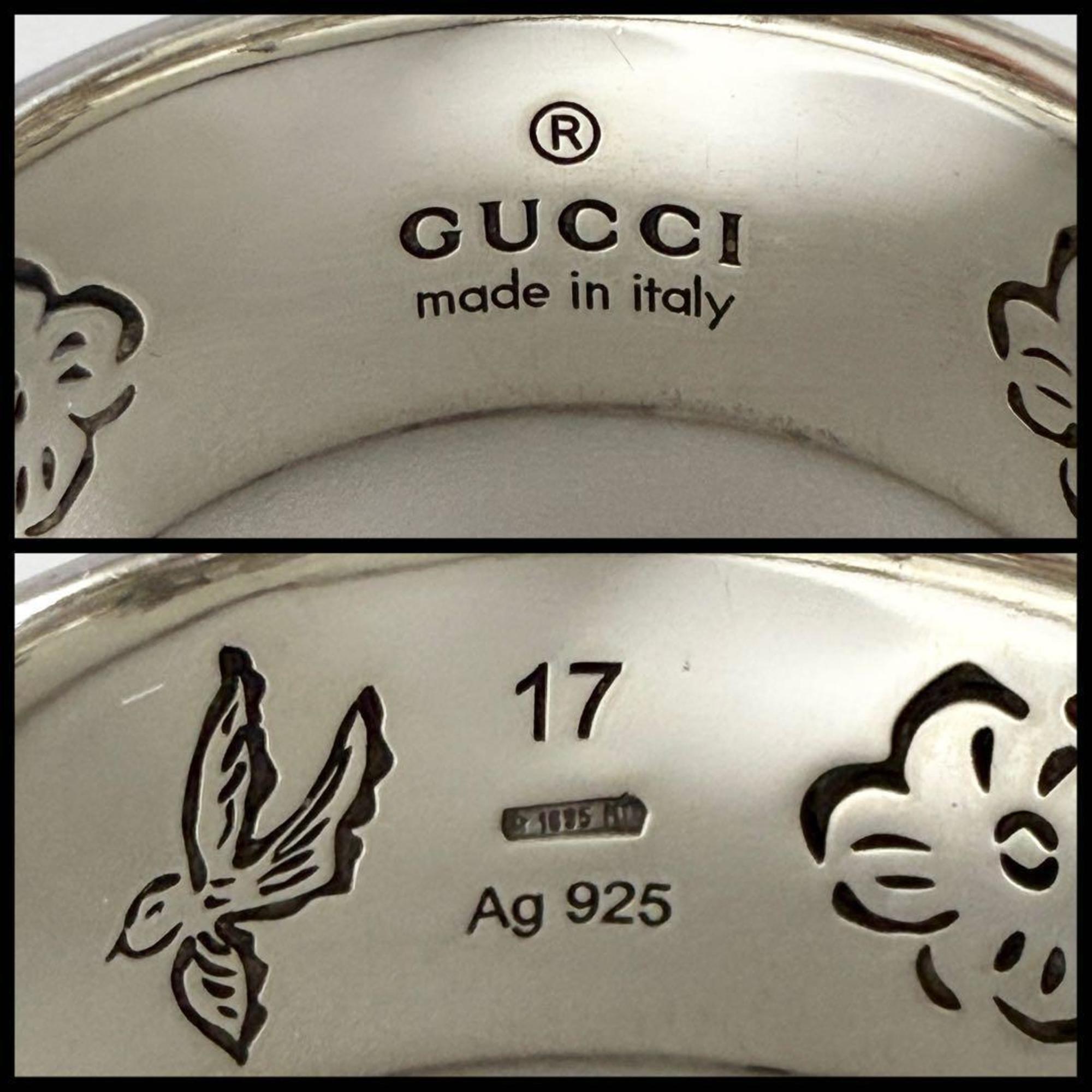 Gucci Silver 925 Band Ring (Pre-Owned)