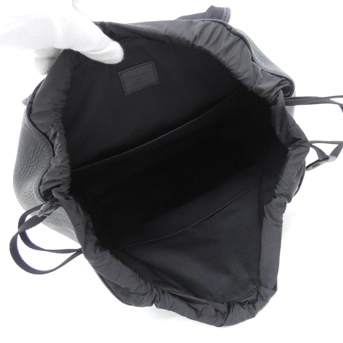 Louis Vuitton Taurillon Black Leather Backpack (Pre-Owned)